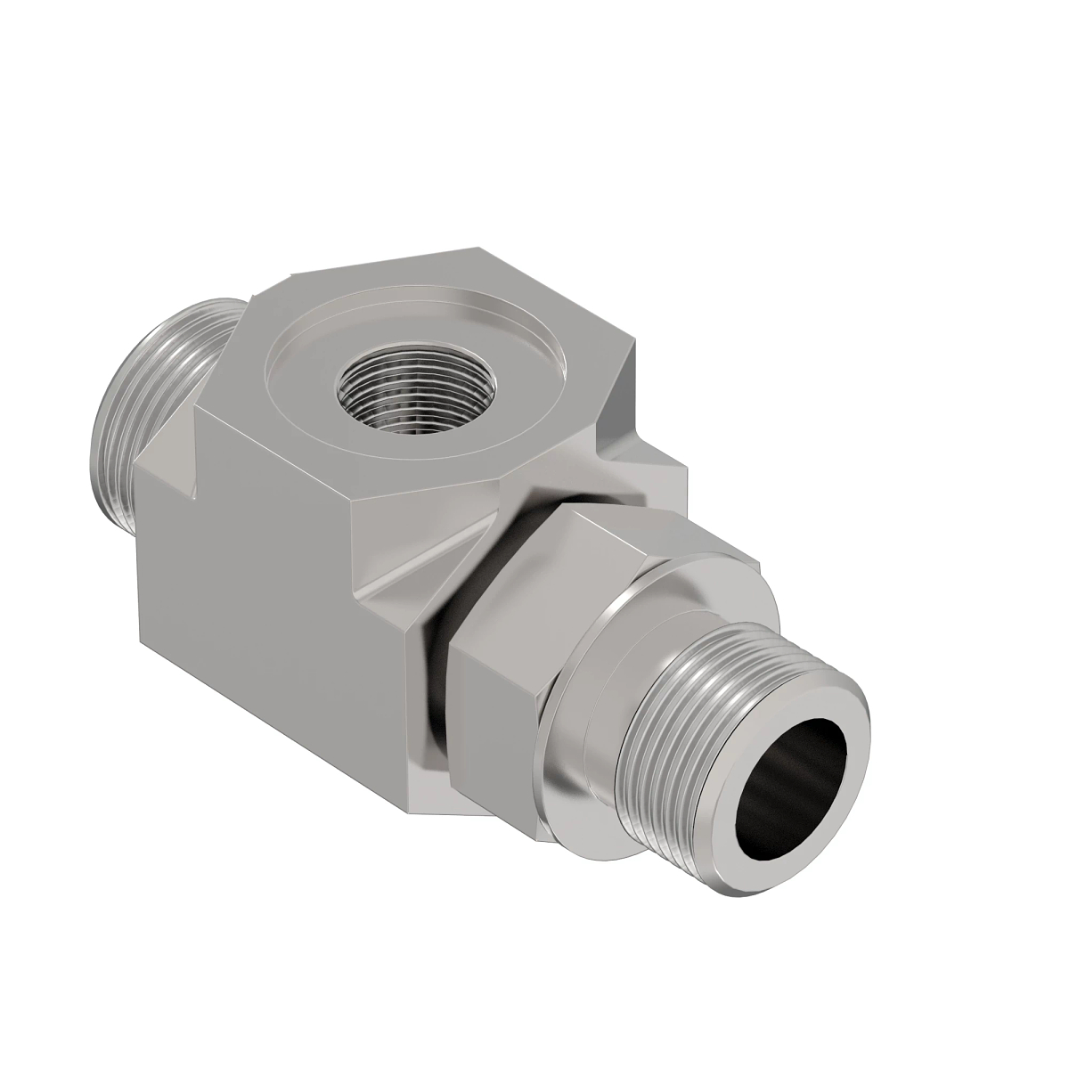 John Deere Adjustable Run Tee to Female Fitting - T376294