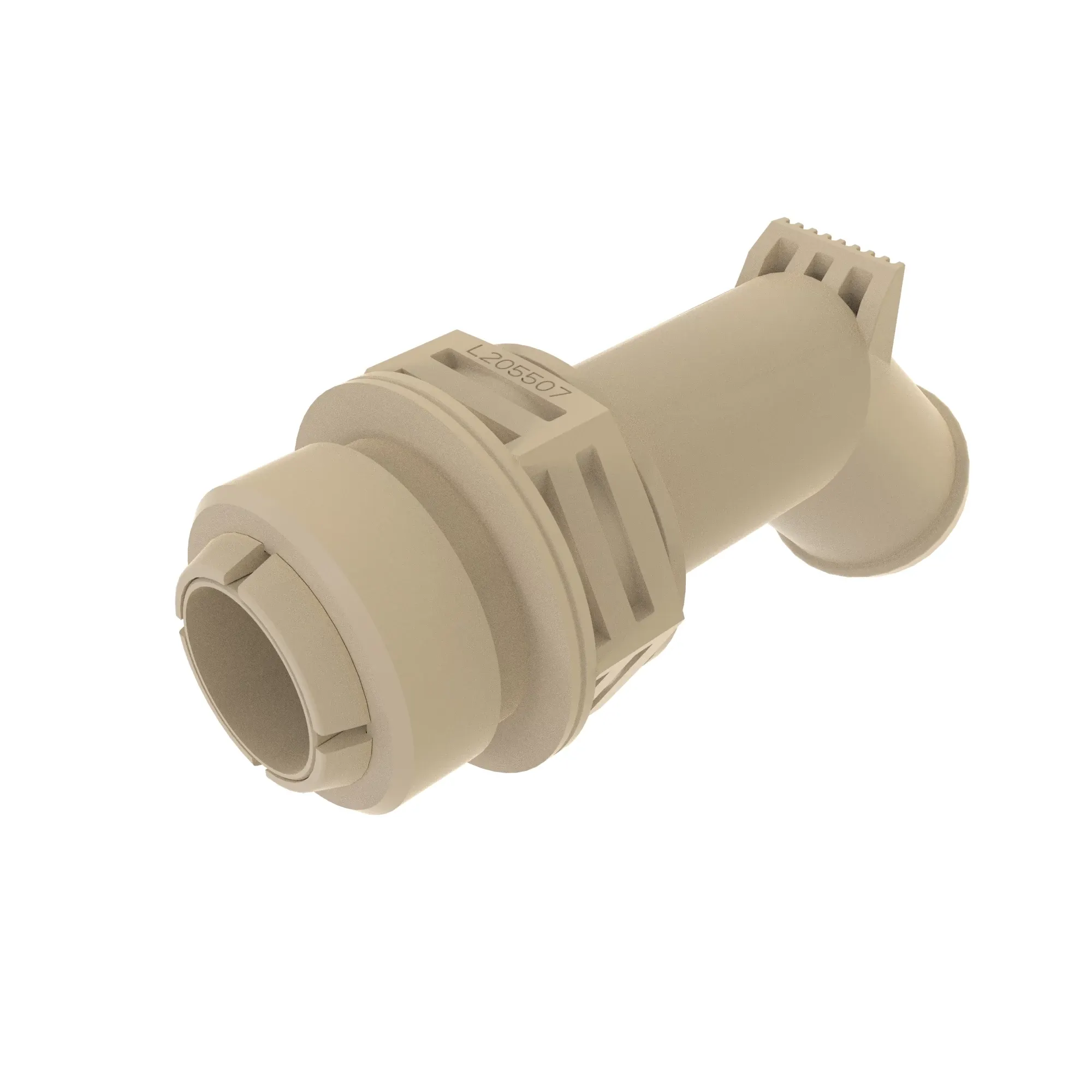 45 DEGREE PLASTIC  W/ O-RING
