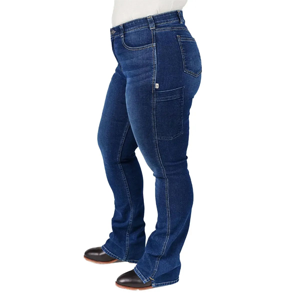 Into Town Bootcut Jean in Indigo Denim | Dovetail Workwear