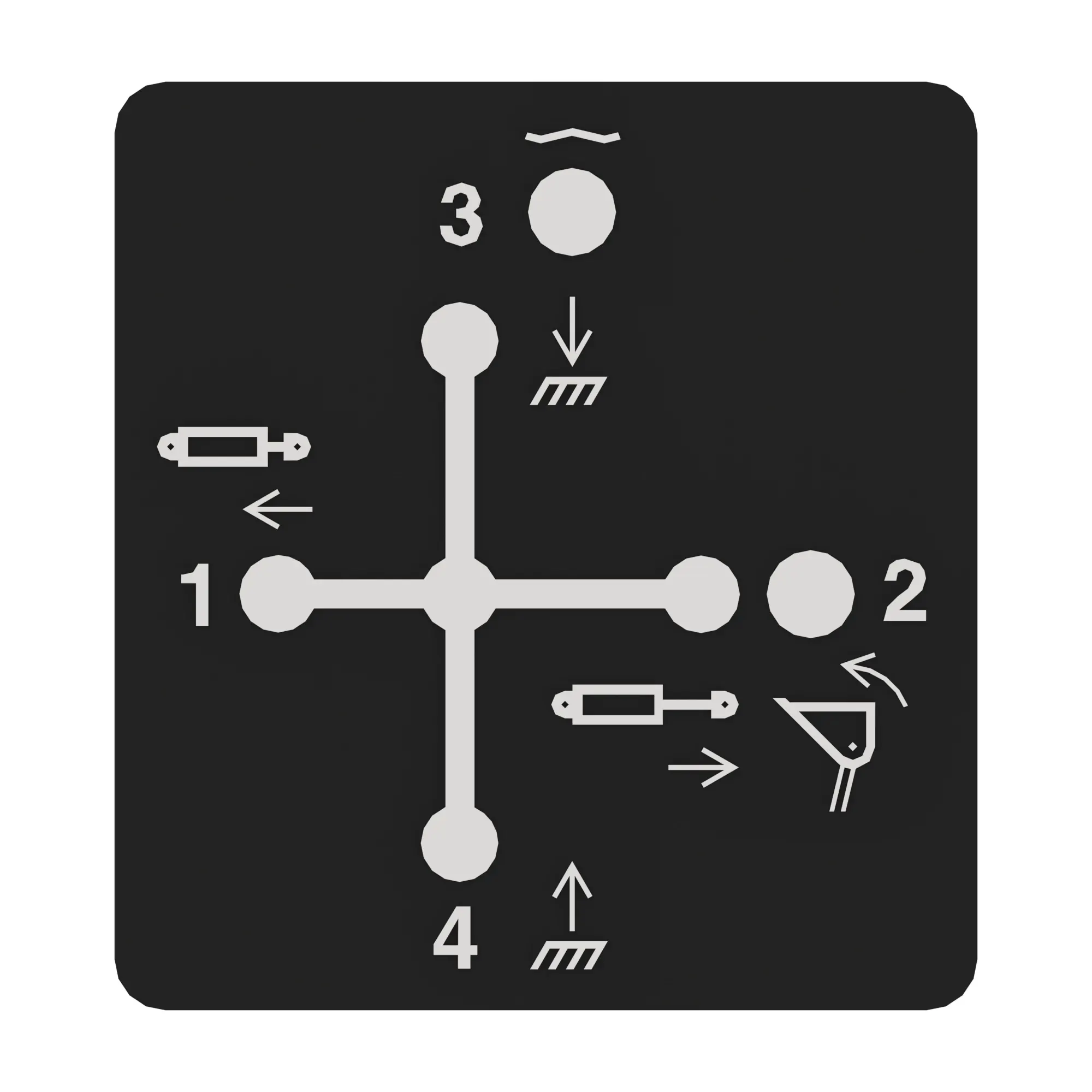 John Deere SCV Joystick Label - MIU10959