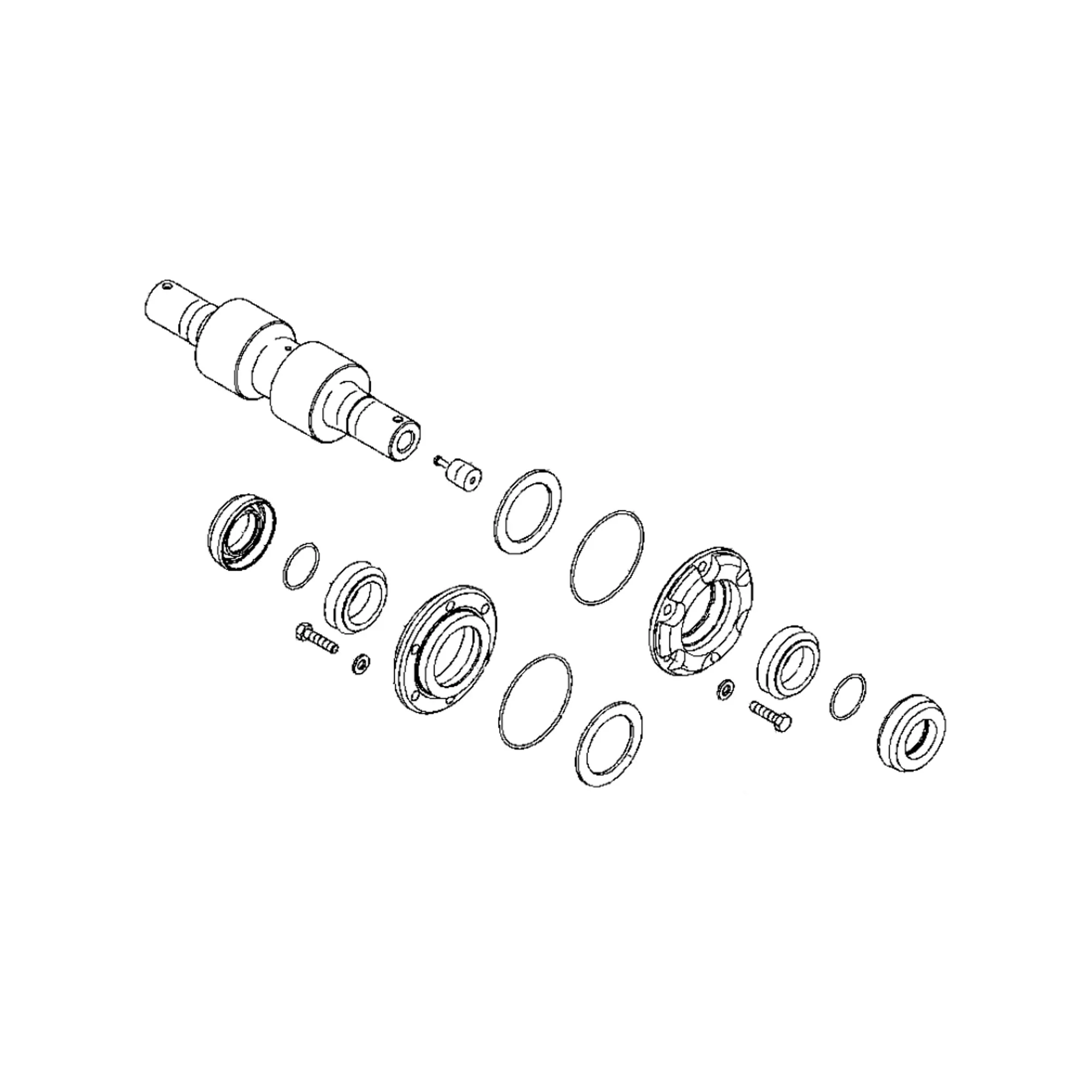 John Deere Single Flange Track Roller - LW10036887