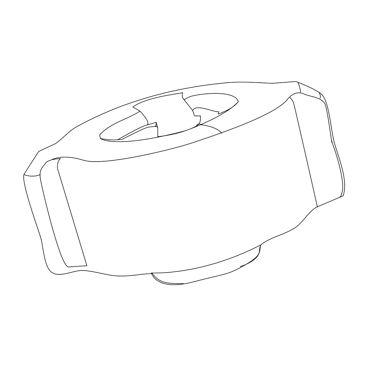 John Deere Low-Drift Max (LDM) 120 Degree Spray Angle Nozzle, 0.5 GPM, 2 LPM, Tip Size 05 - PSLDMQ2005