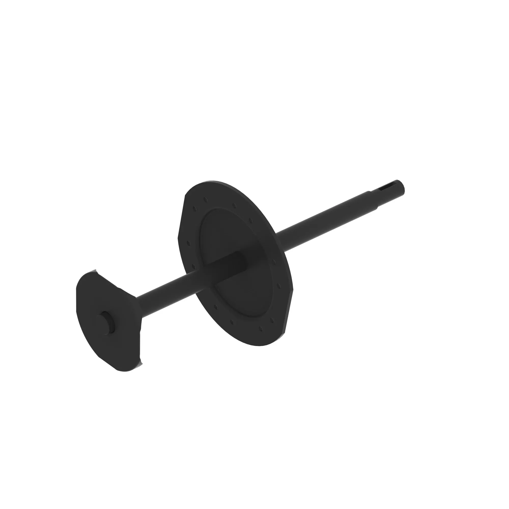 John Deere Slat Reel Drive End Shaft - AH164074