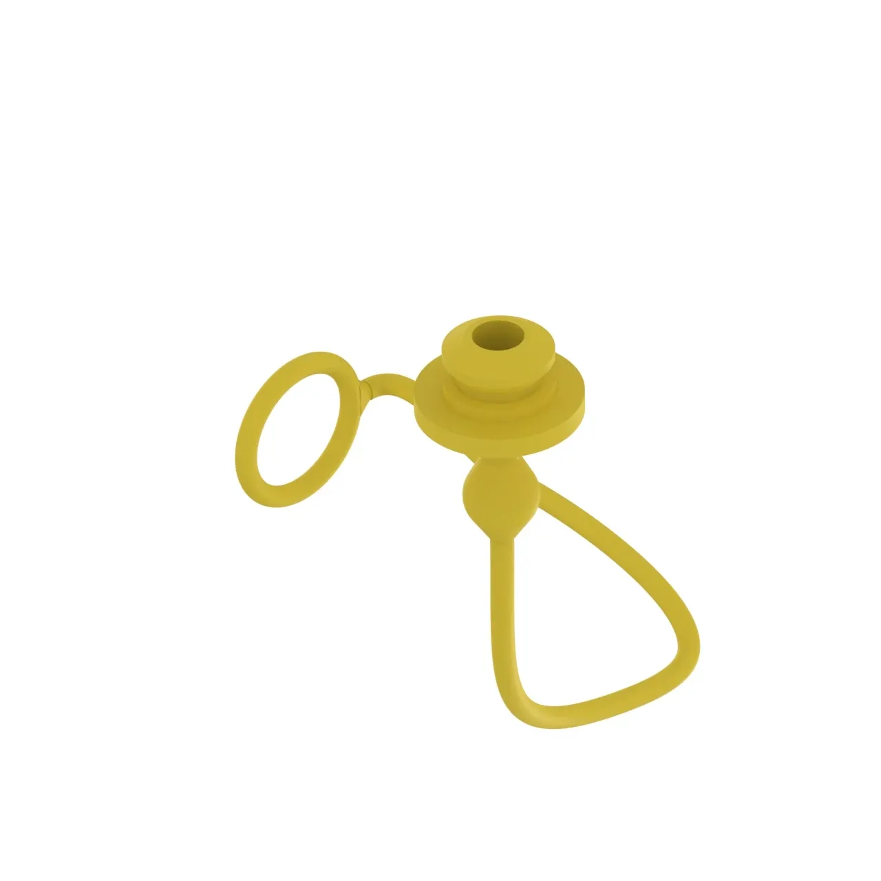 PLUG, PLUG, 1/2  DUST (YELLOW)