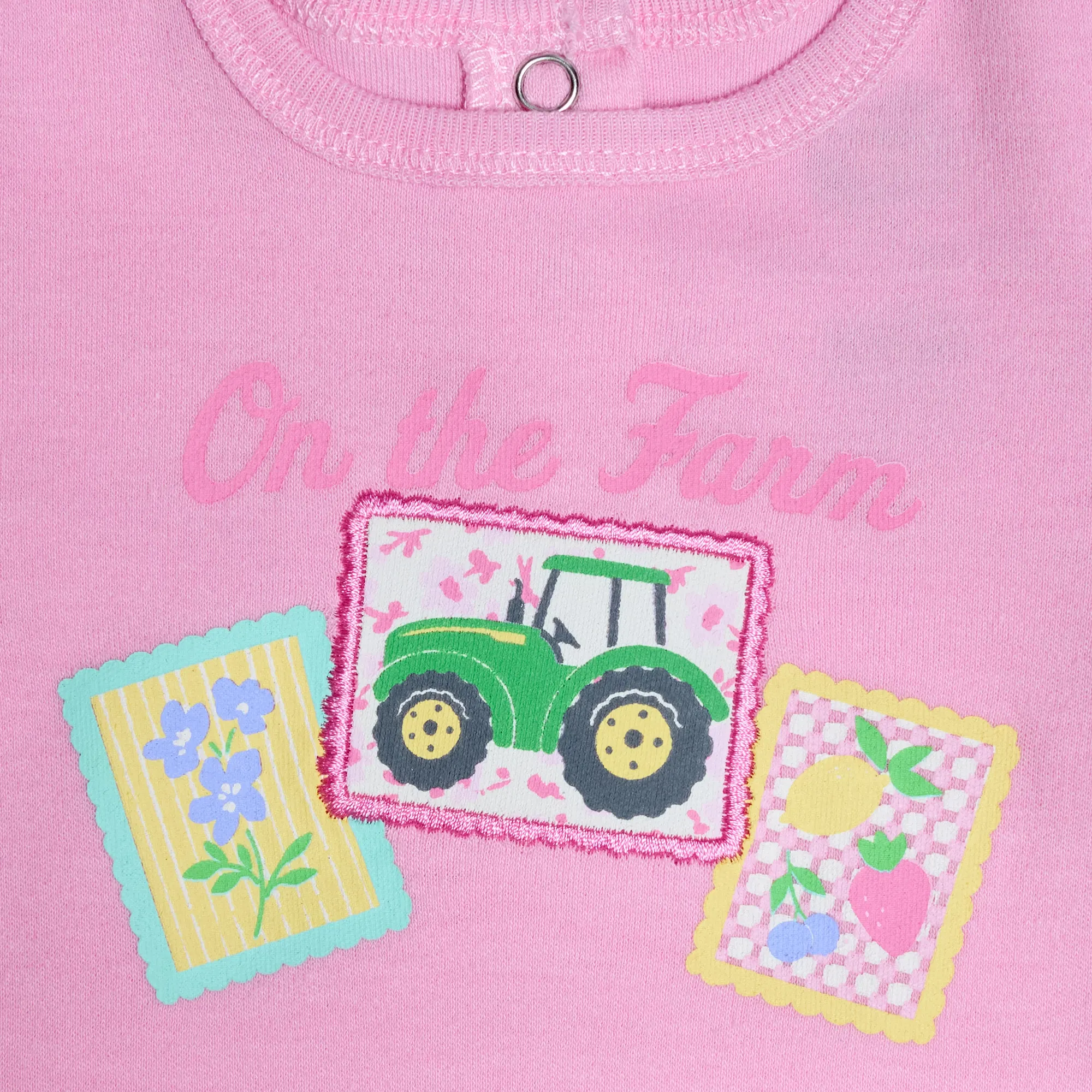 Infant On the Farm Patchwork Bodyshirt