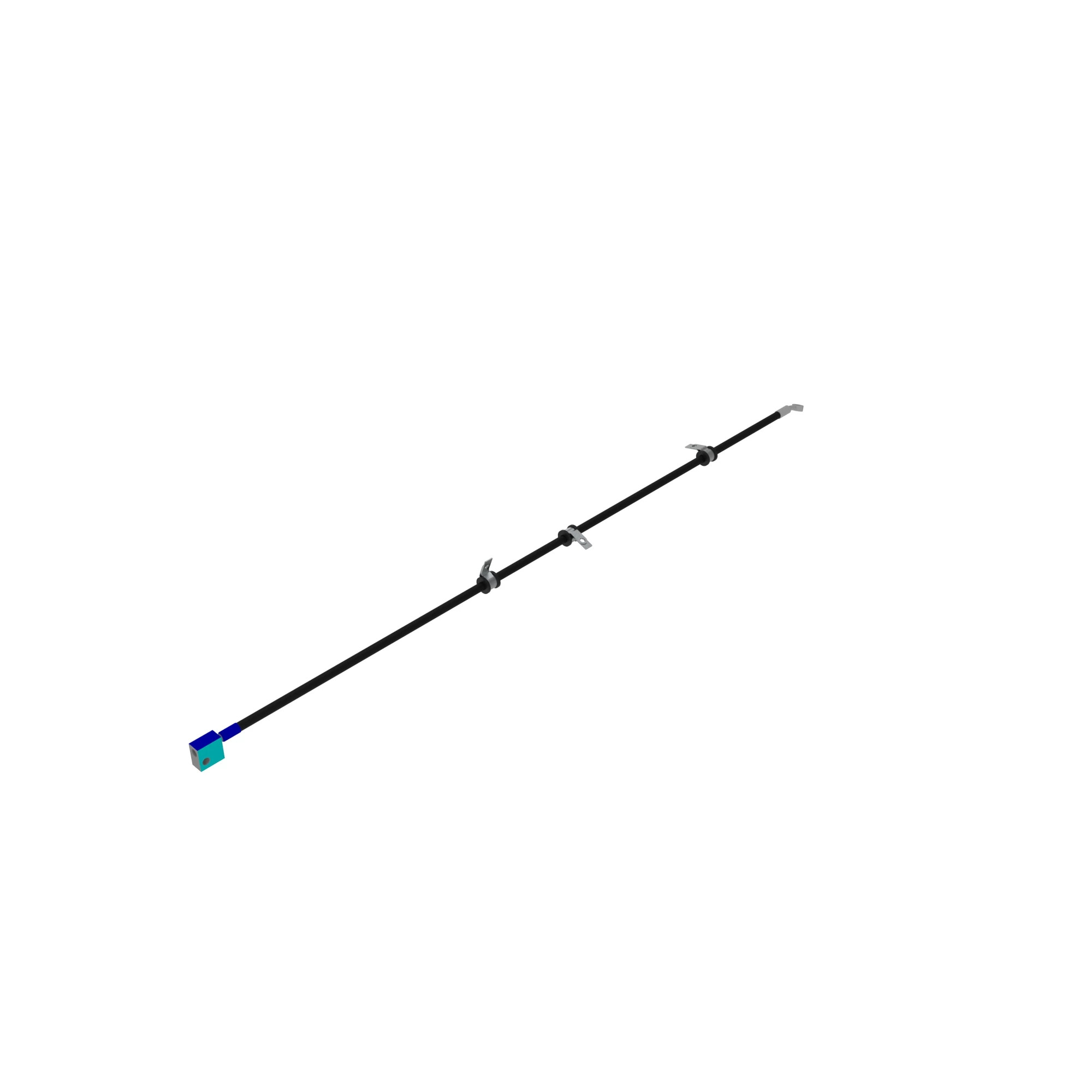 AM140198: Front Flexible Brake Line, Right Side