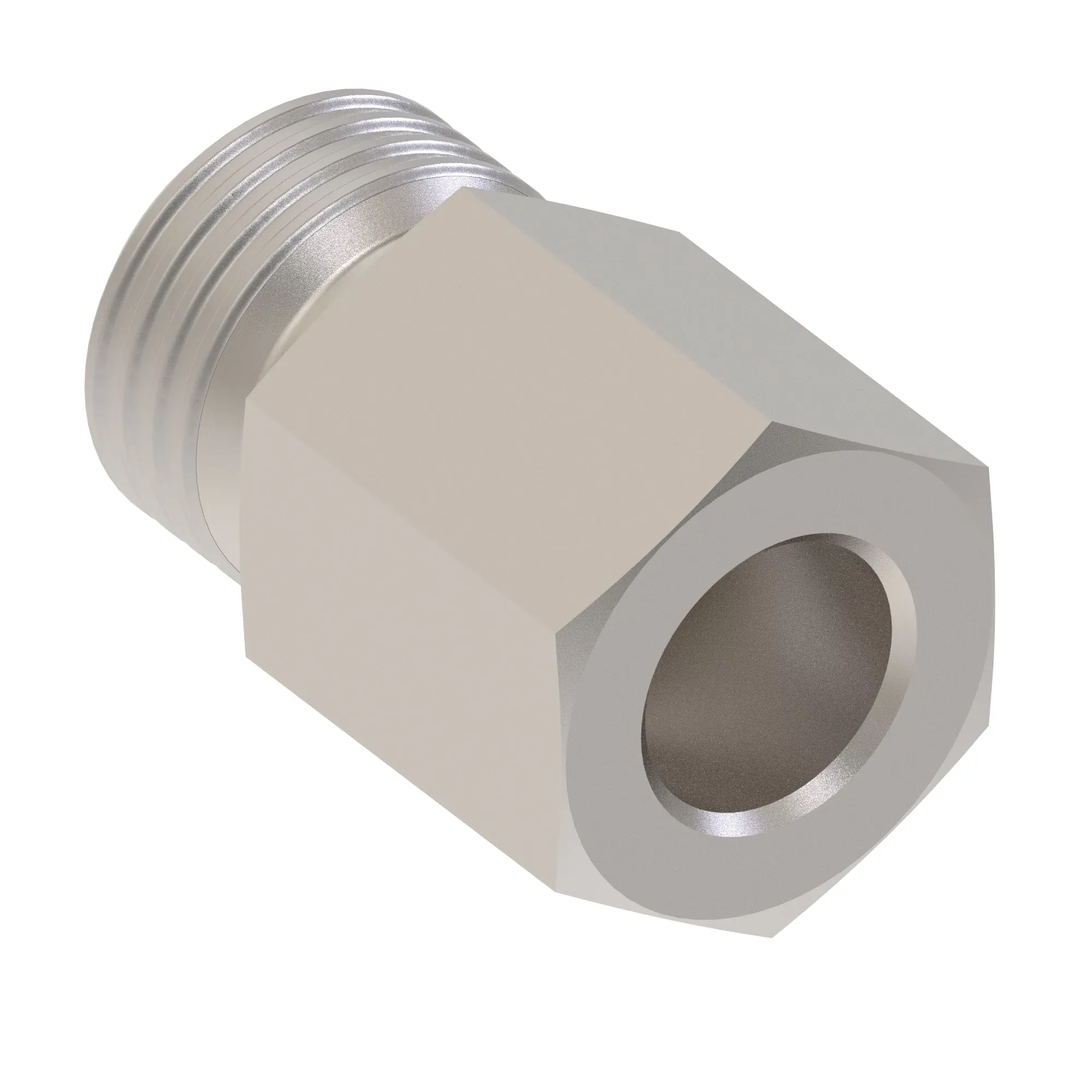John Deere Male to Female Straight Adapter Fitting - AT504847