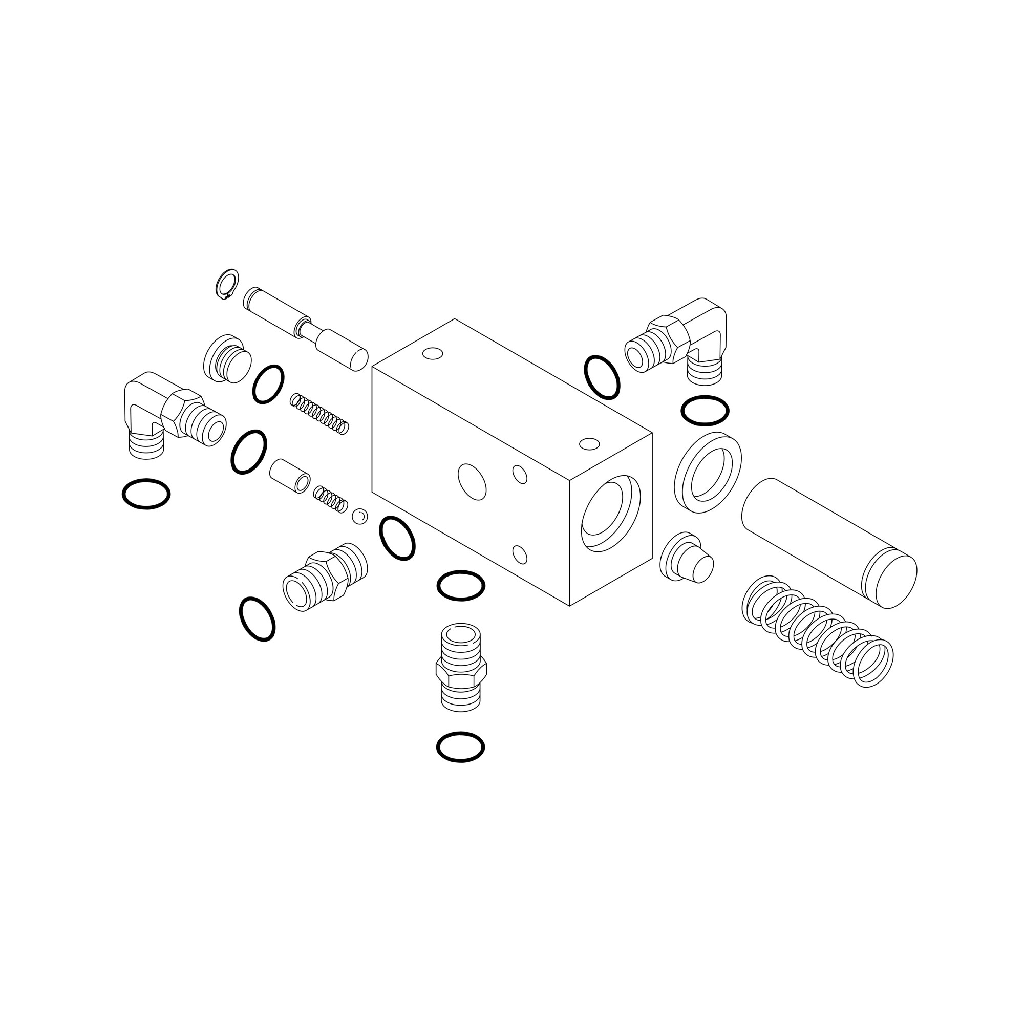 John Deere Brake Valve Hardware Kit - AN205523
