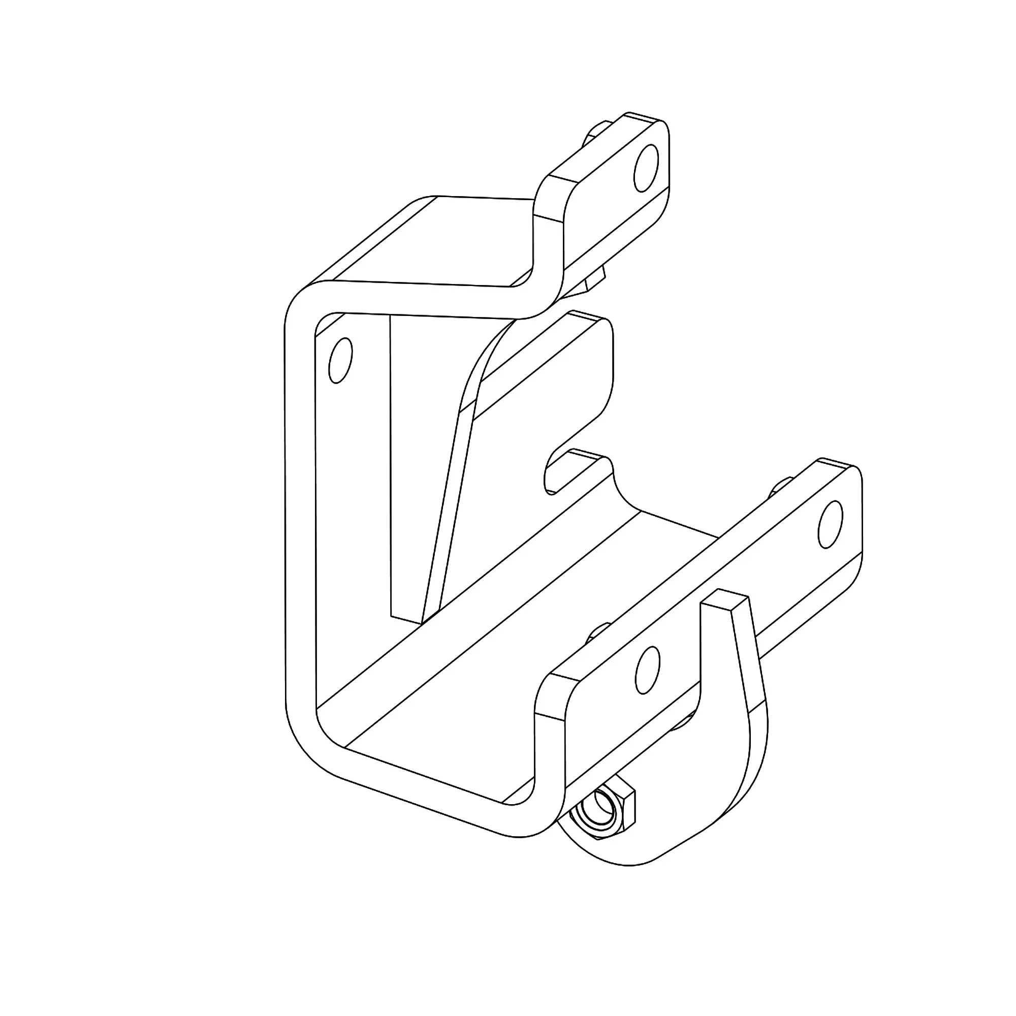 John Deere Air Conditioner Compressor Bracket - AT380635