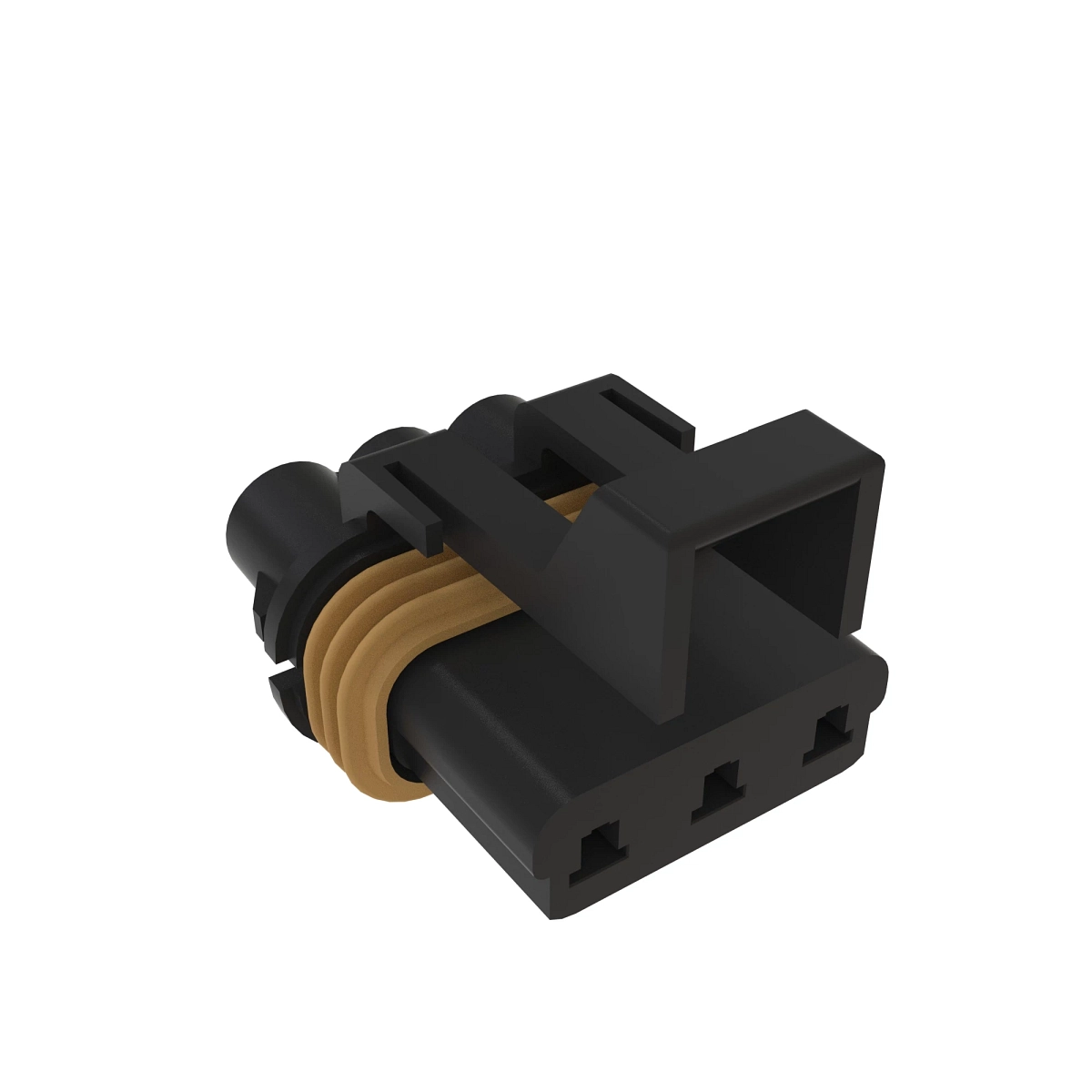 CONN DELPHI MP280 3W FS BLK NYLON