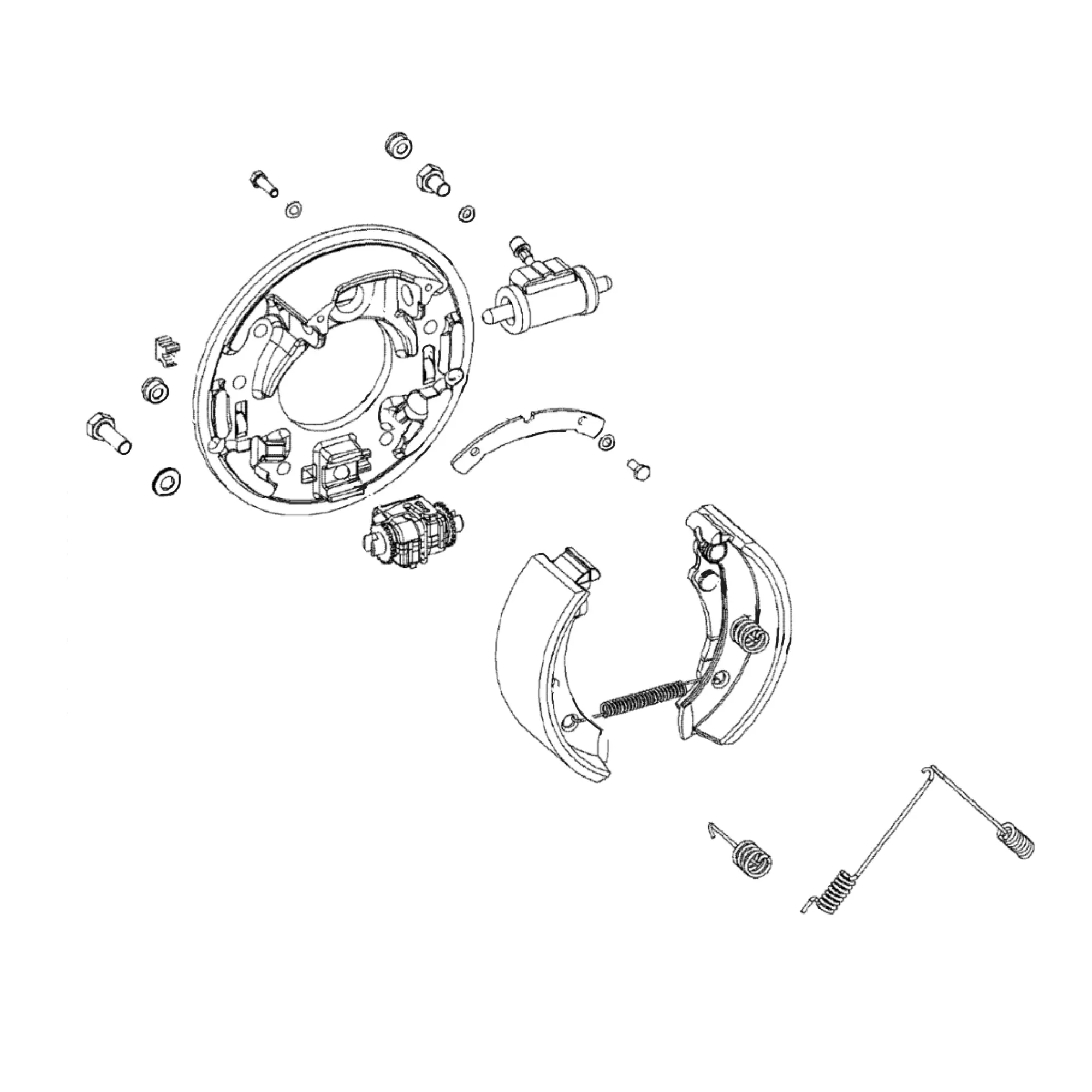 John Deere Front Axle Hydraulic Brake Kit - LW12230726