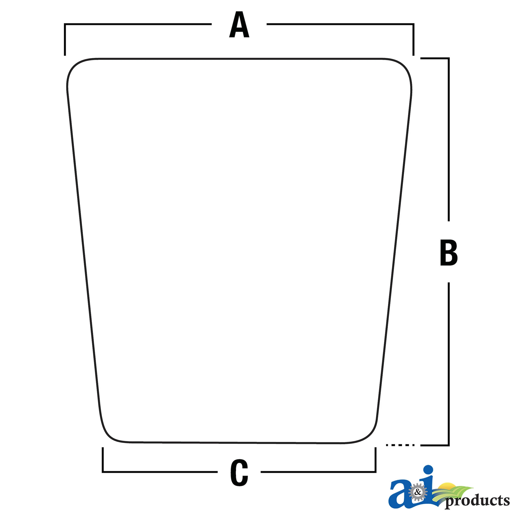 A&I Products Windshield - A-T151721