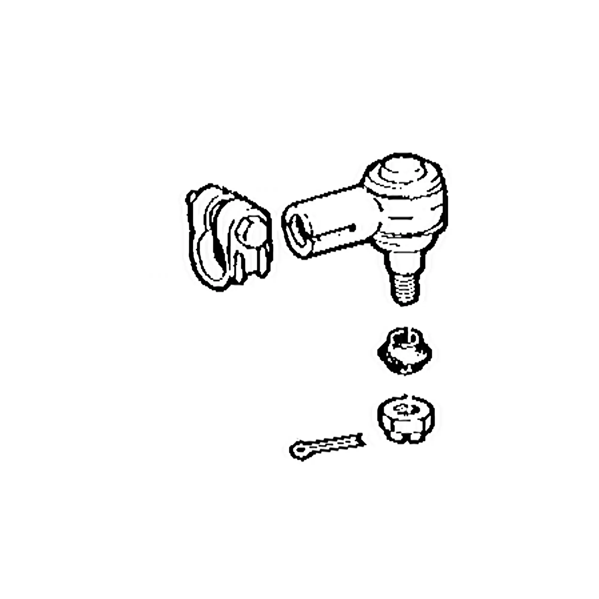 John Deere Steering Cylinder Rod Ball Joint - AL178267