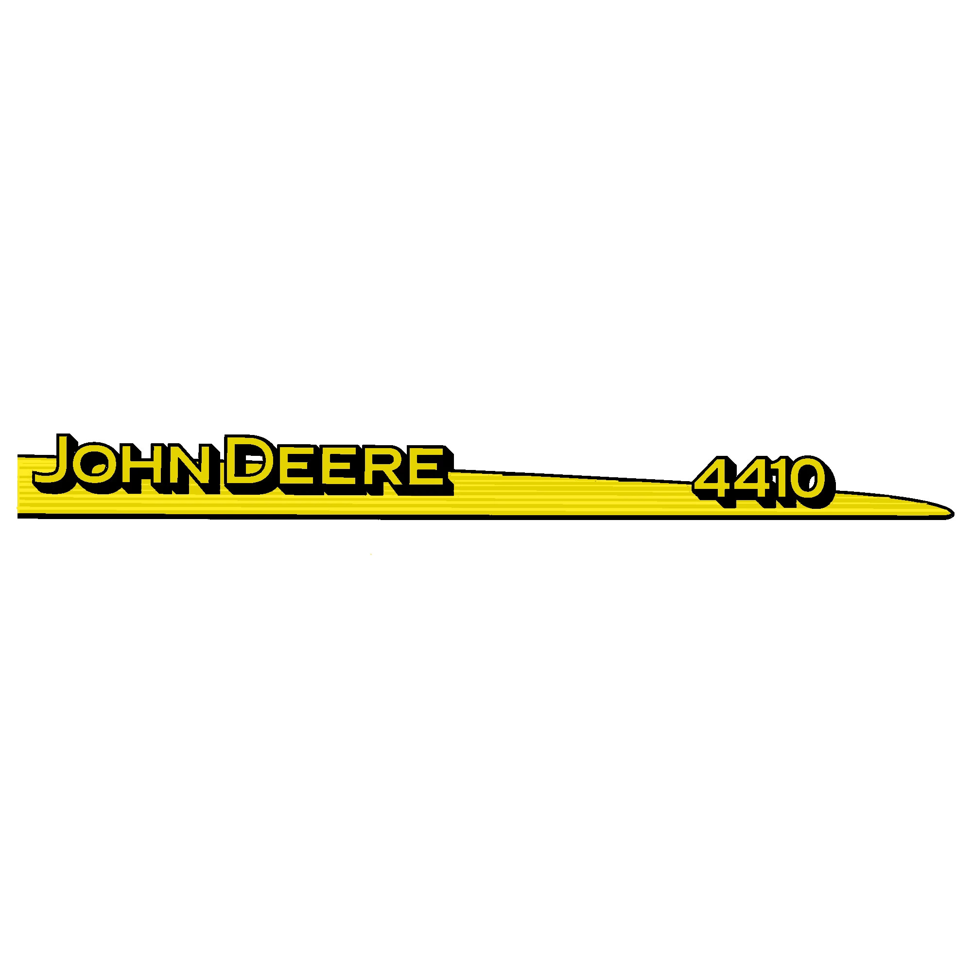 John Deere John Deere 4410 Model Designator Label, Right Side - LVU12288
