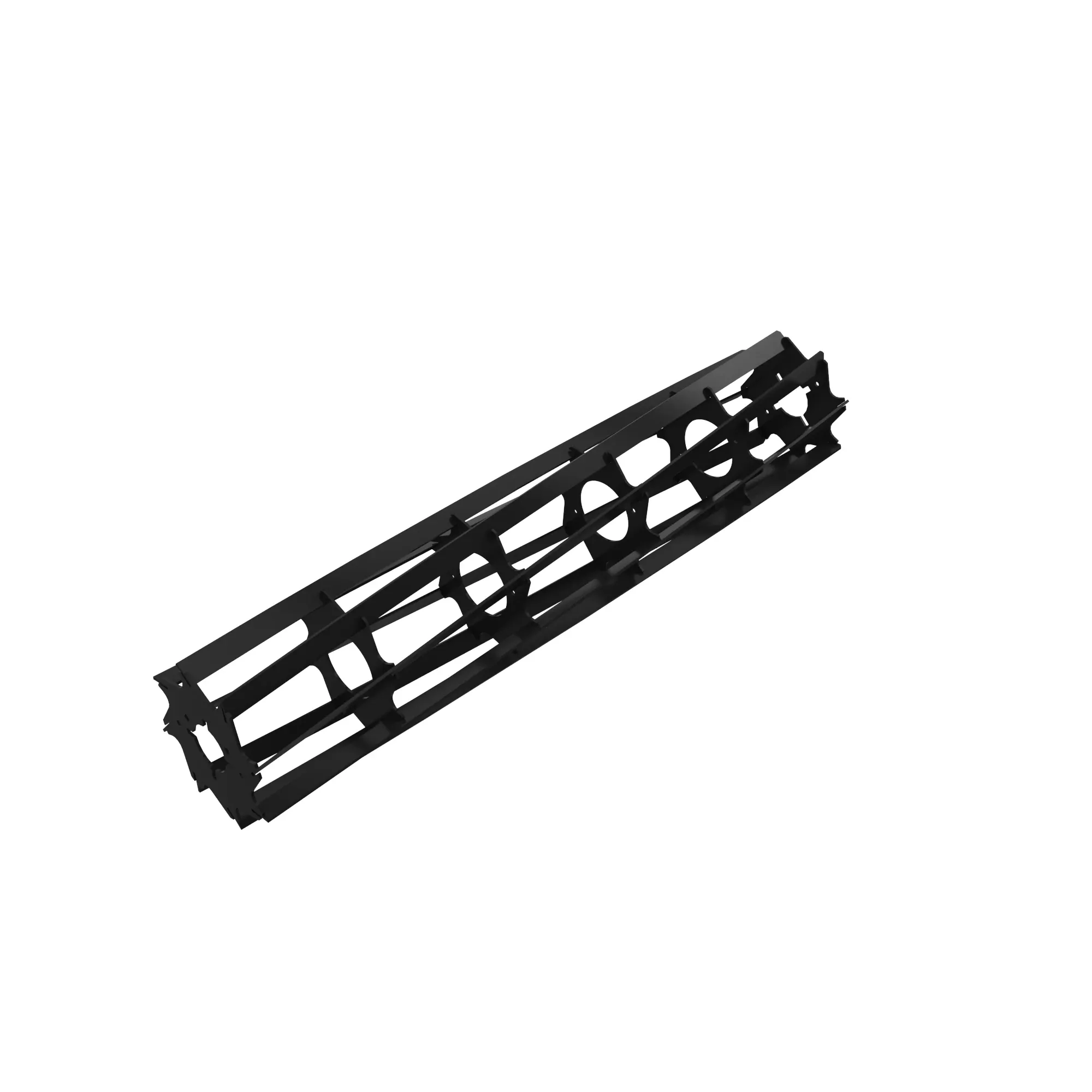 ROLLING BASKET, FLAT BAR, 6FT