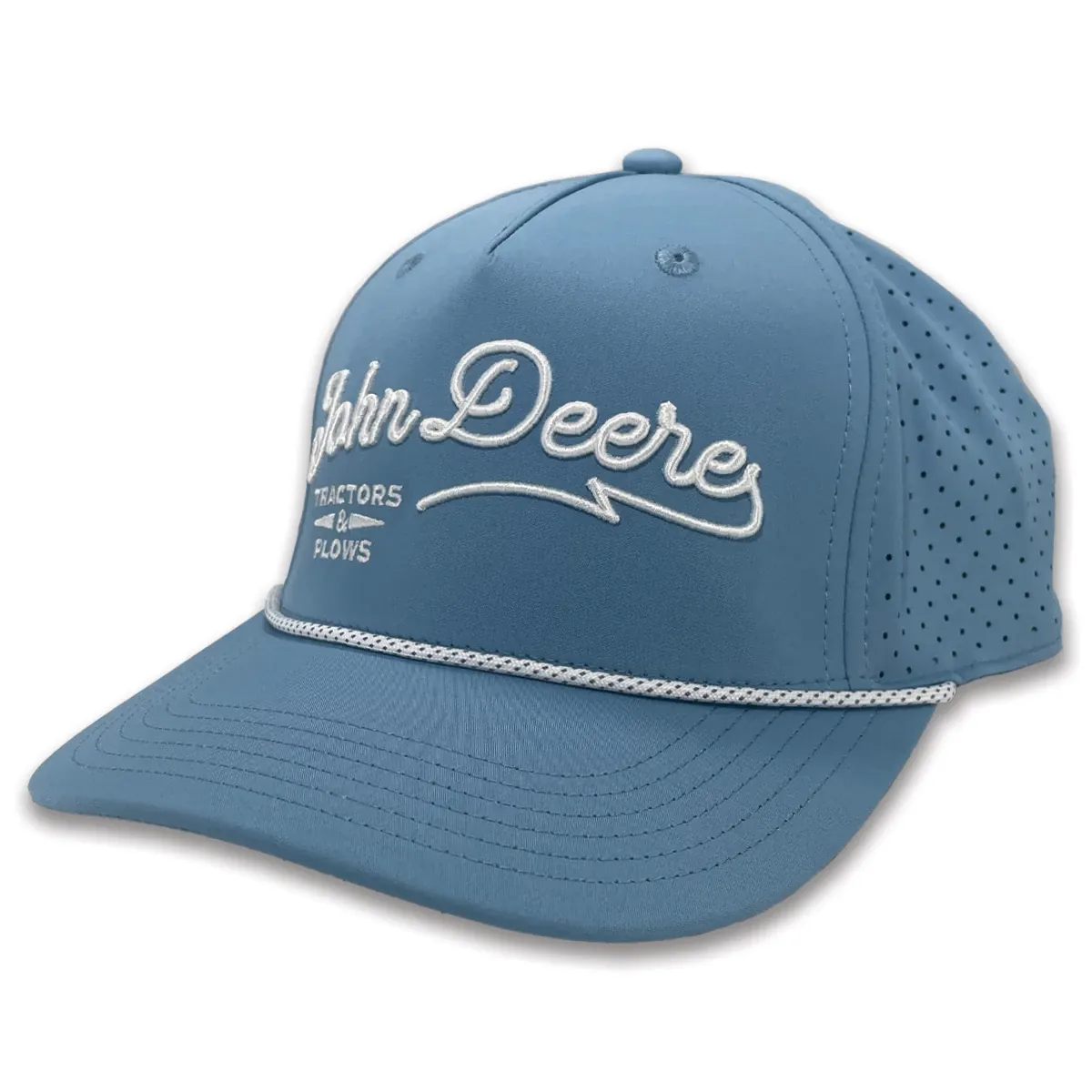 John Deere Script Hat with Rope Detail