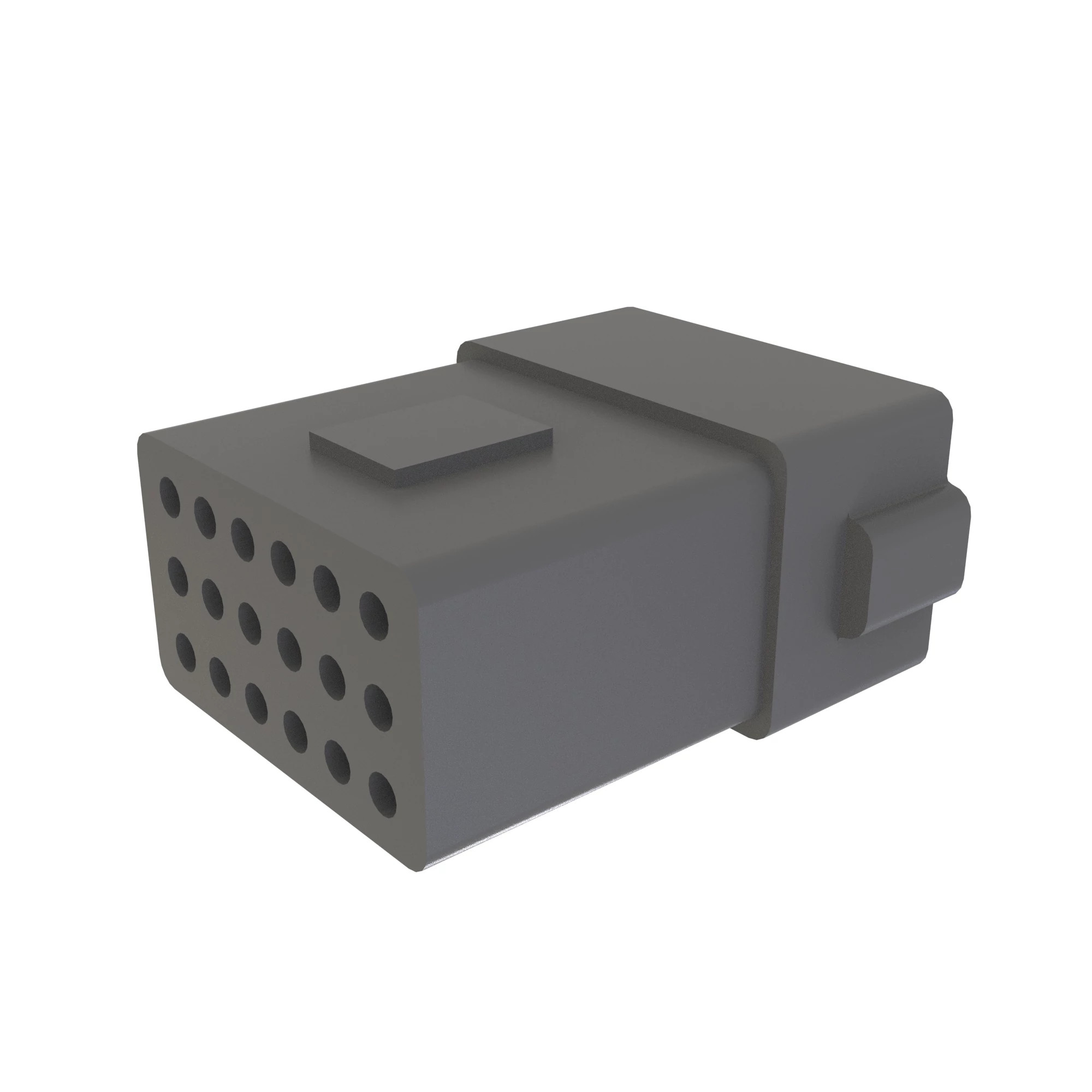 CONN TYCO DT-XT 18W MS BLK PLSTC