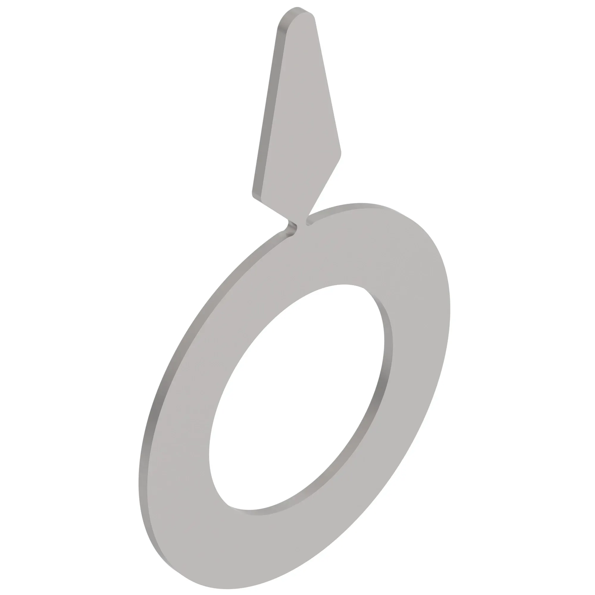 John Deere Metallic Circular Shim with Tab - T458821