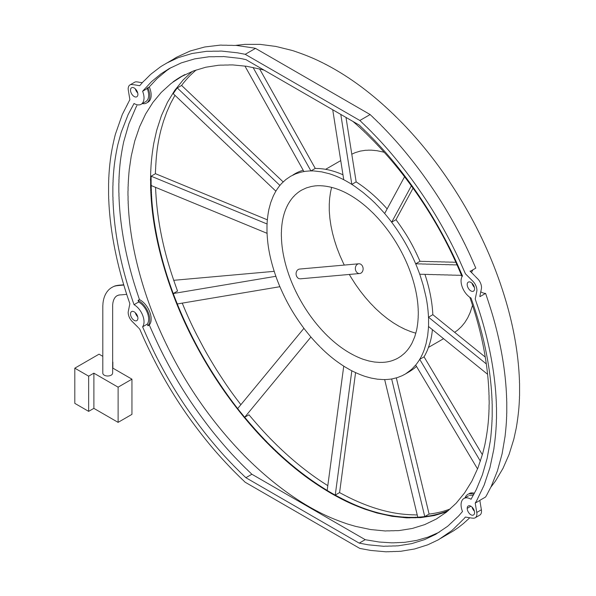 John Deere Fan, 12 Volt - TCA20929