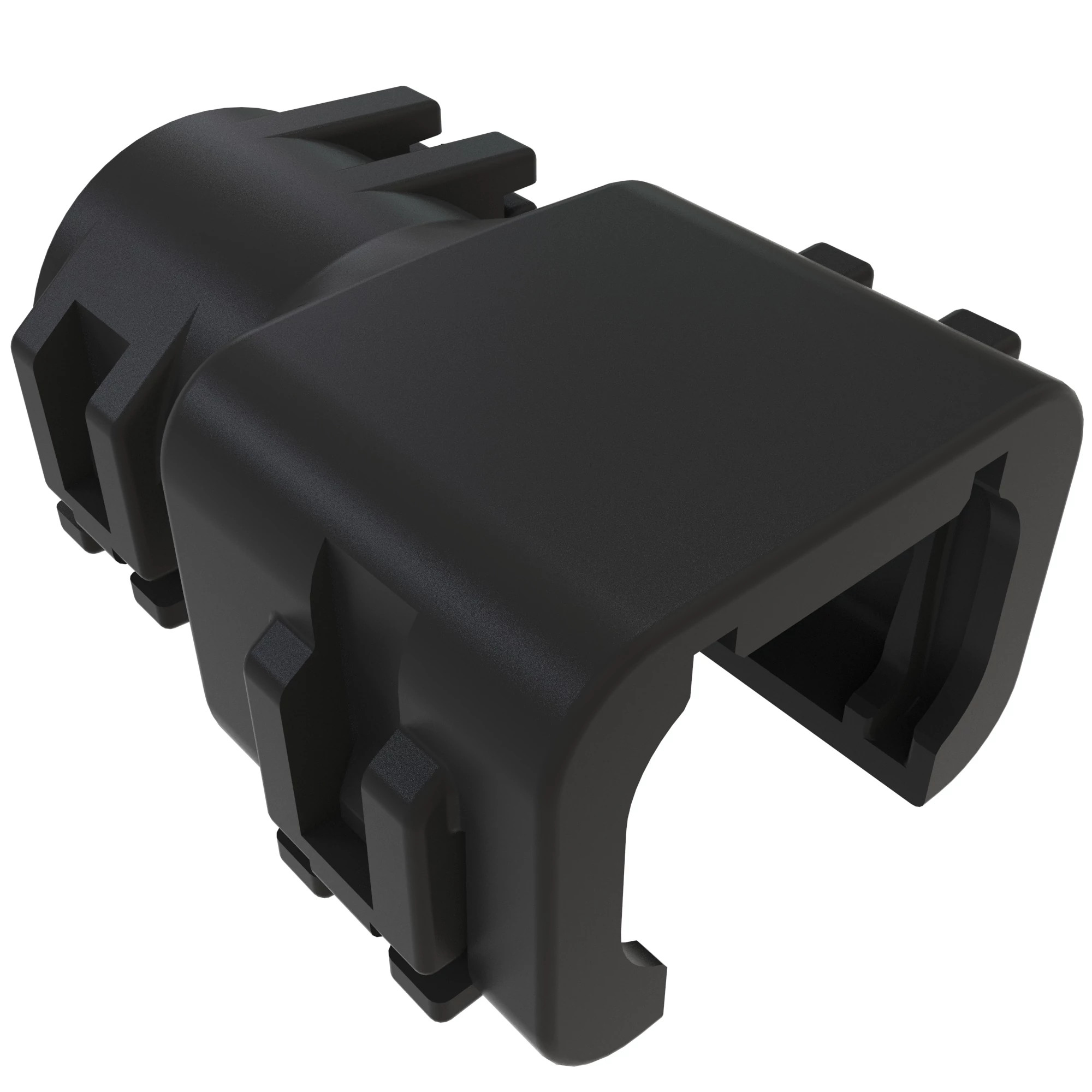 ACCY TYCO AS16 BACKSHELL BLK PLSTC