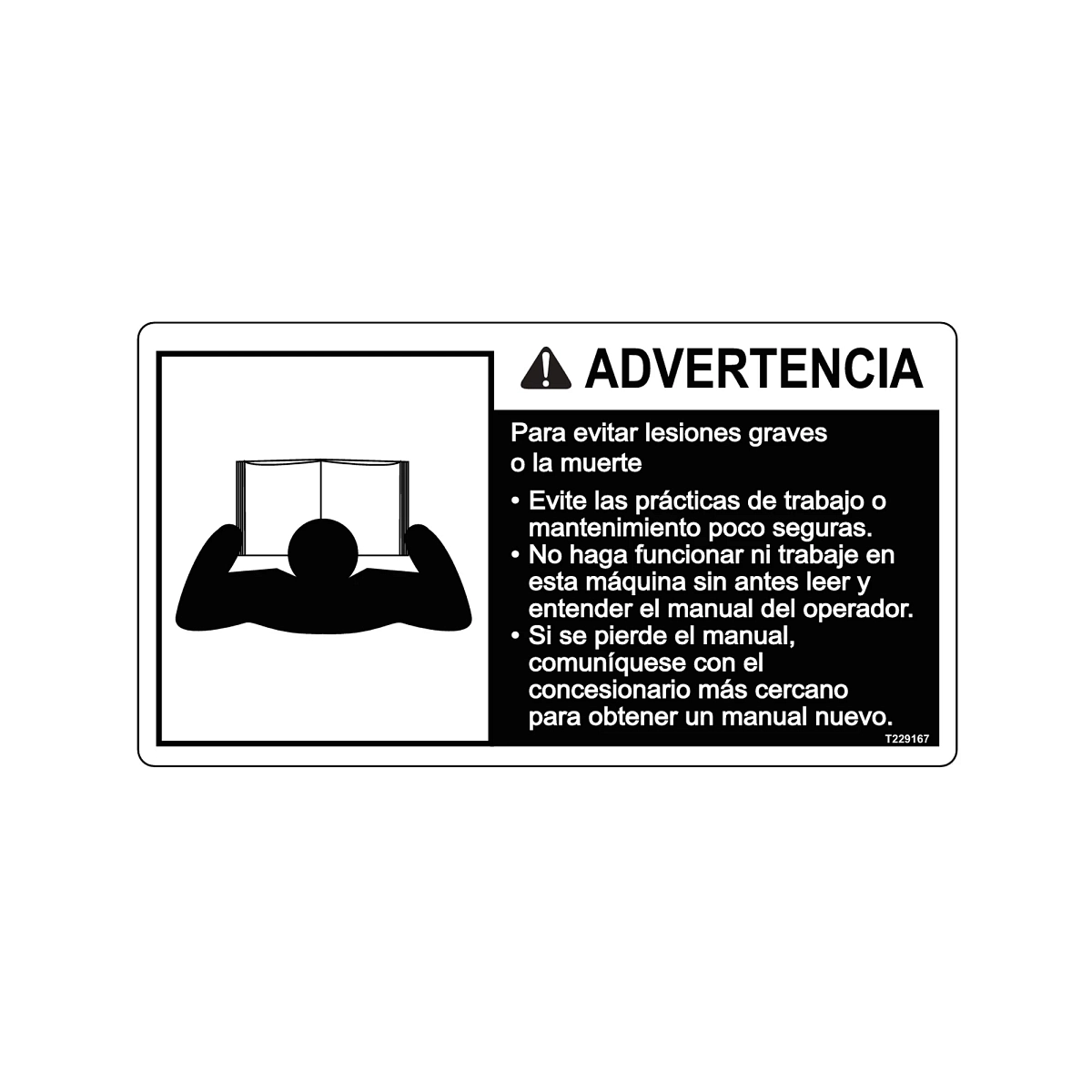Safety Sign, Decal - Warning Read M