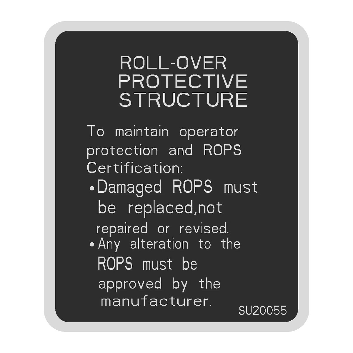 Label, ROPS Usage