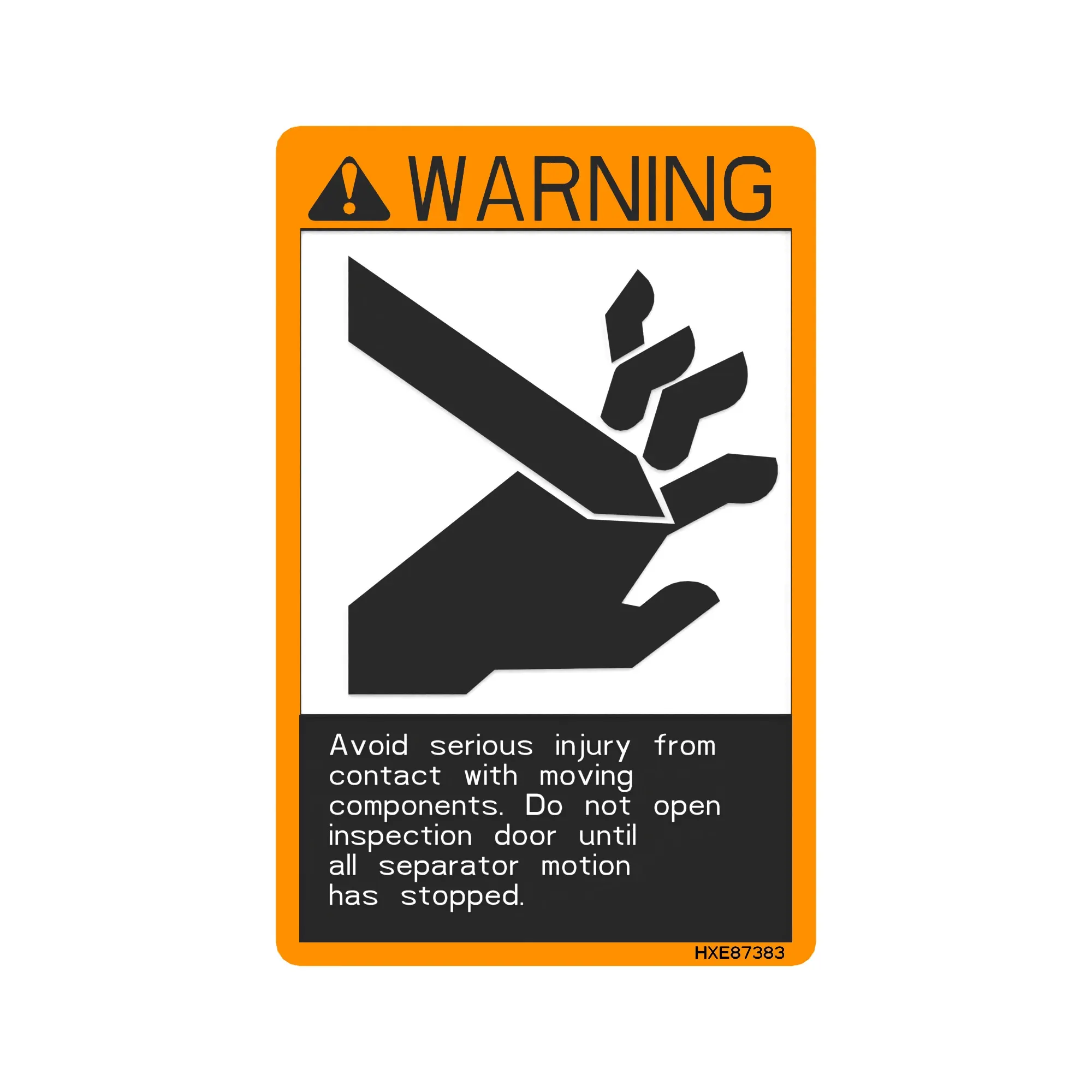 John Deere Safety Sign - HXE87383