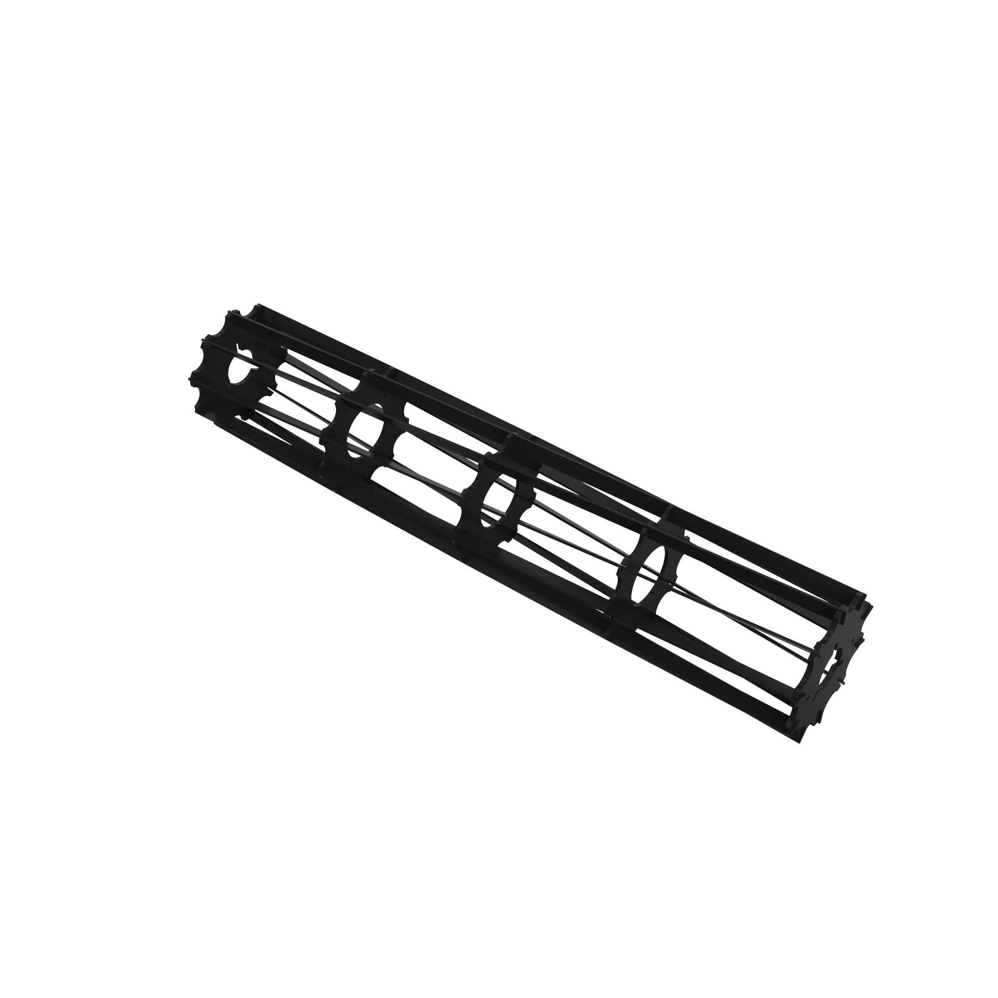 ROLLING BASKET, FLAT BAR - 6FT