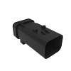TYCO AMPSEAL16 4W PIN SLD RED PLSTC