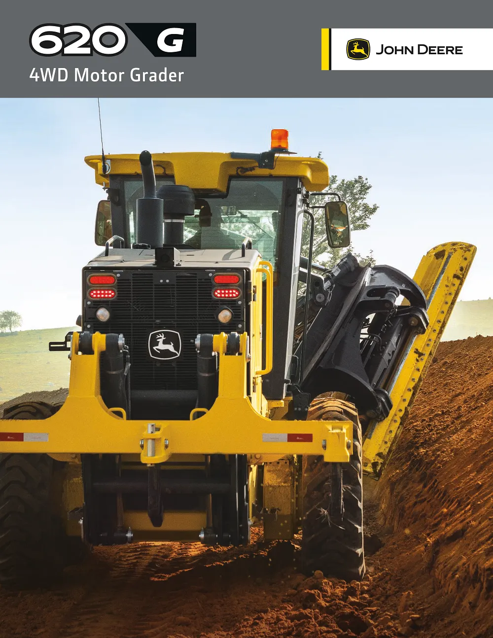620 G-Tier 4WD Motor Grader Brochure cover
