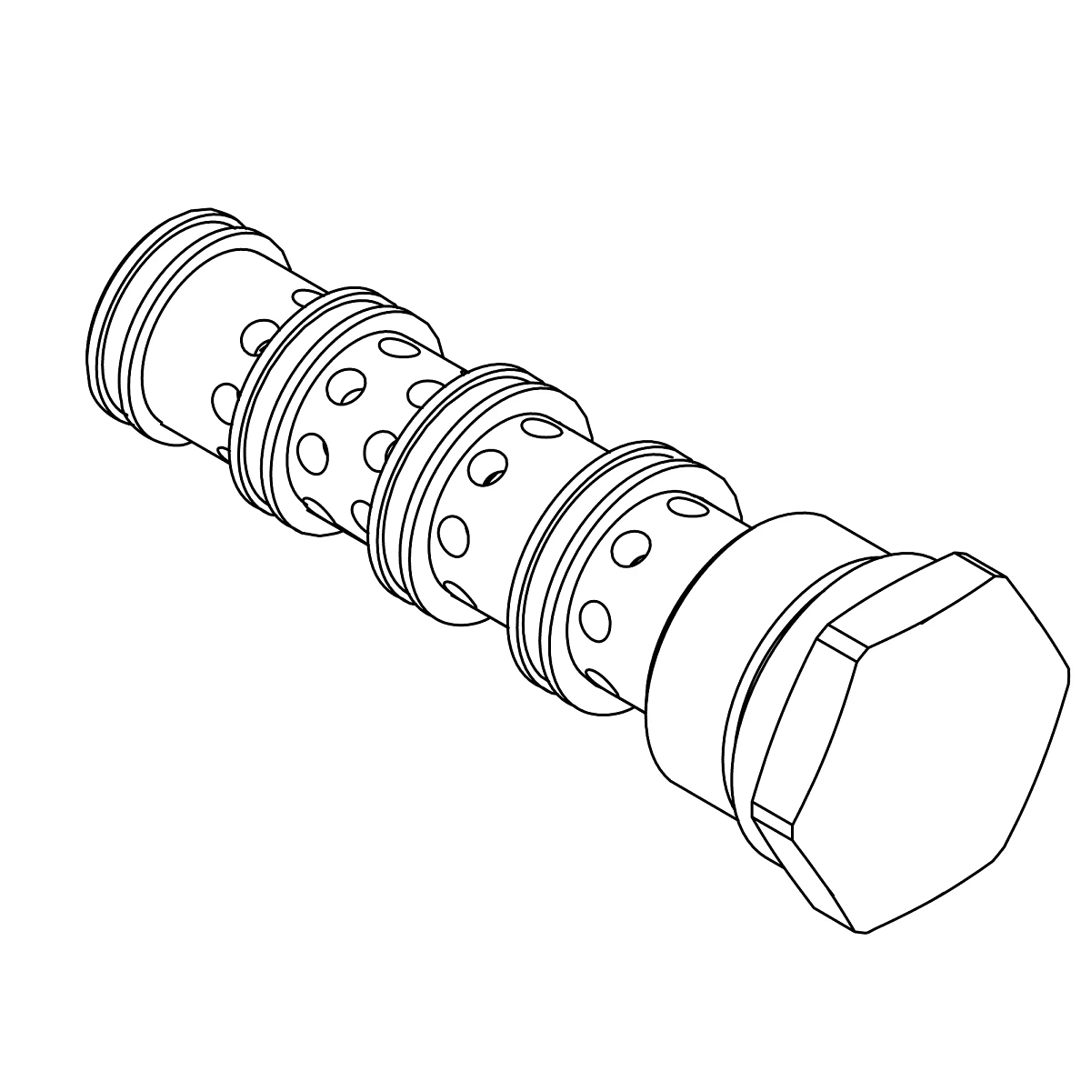 Flow Control HYD. Valve, Priority V