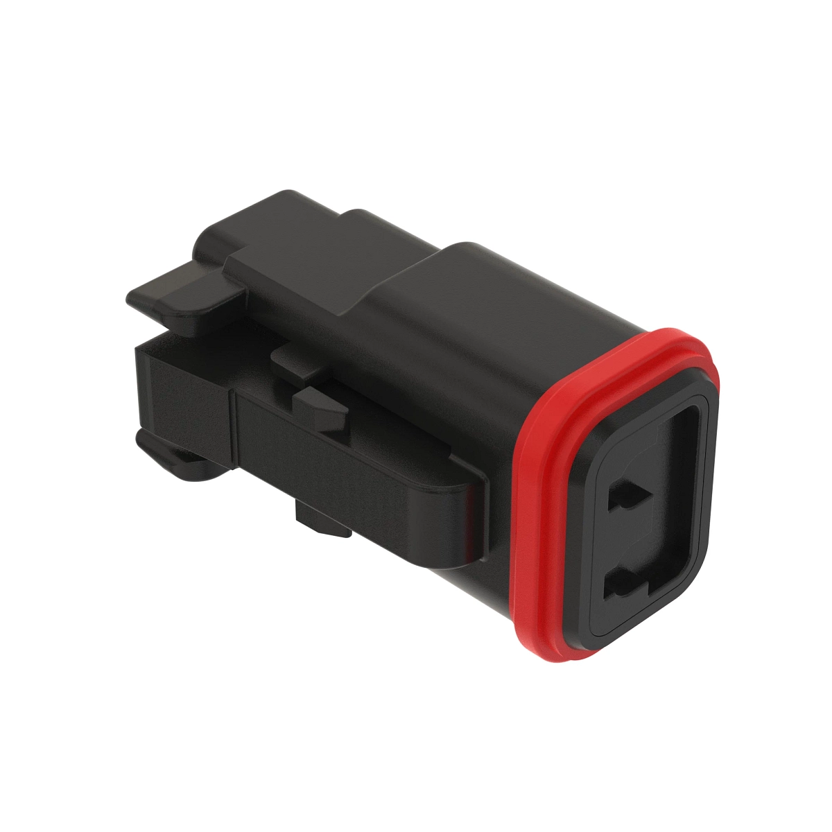 Deutsch Dt 2W M Sld Blk Plstc