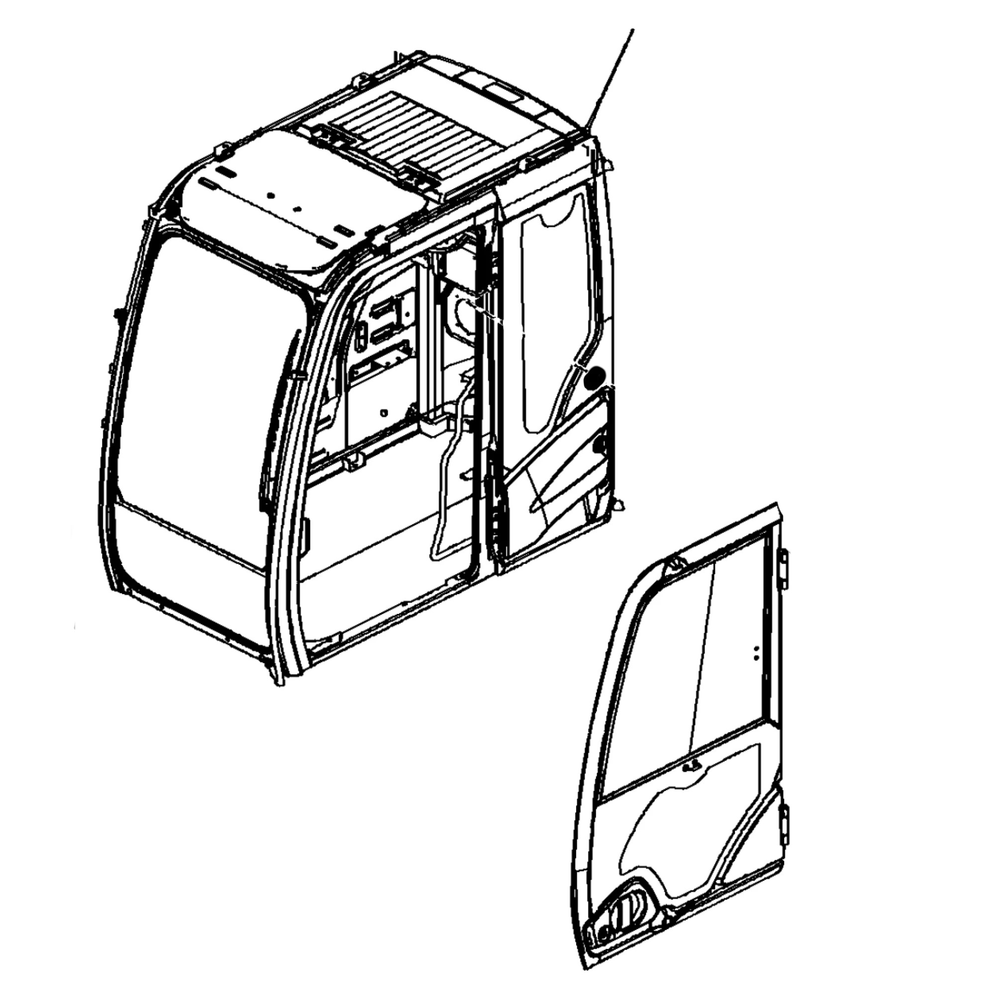 John Deere Cab Assembly - FYA00056767