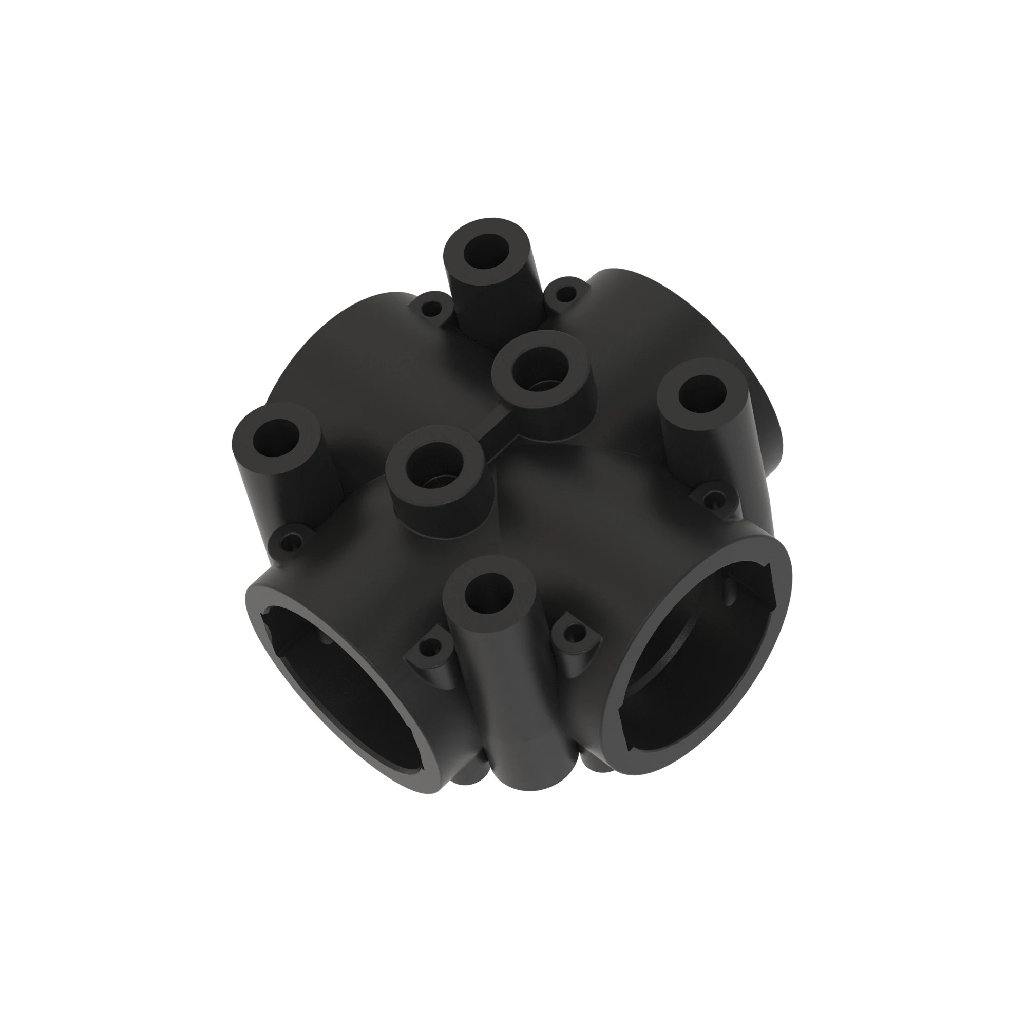 TEE FITTING, CROSS QUICKCOUPLING 40
