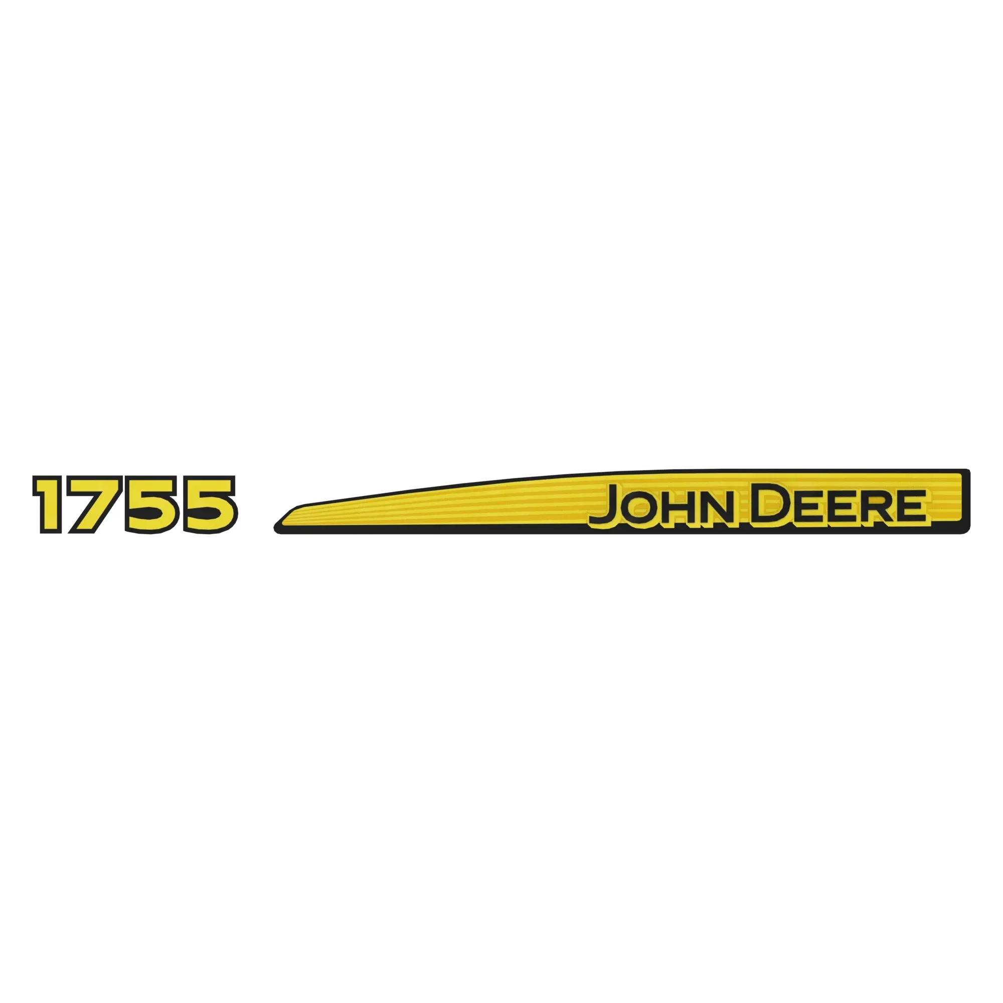 John Deere 1755 Model Number Sign, Left Side - A99918