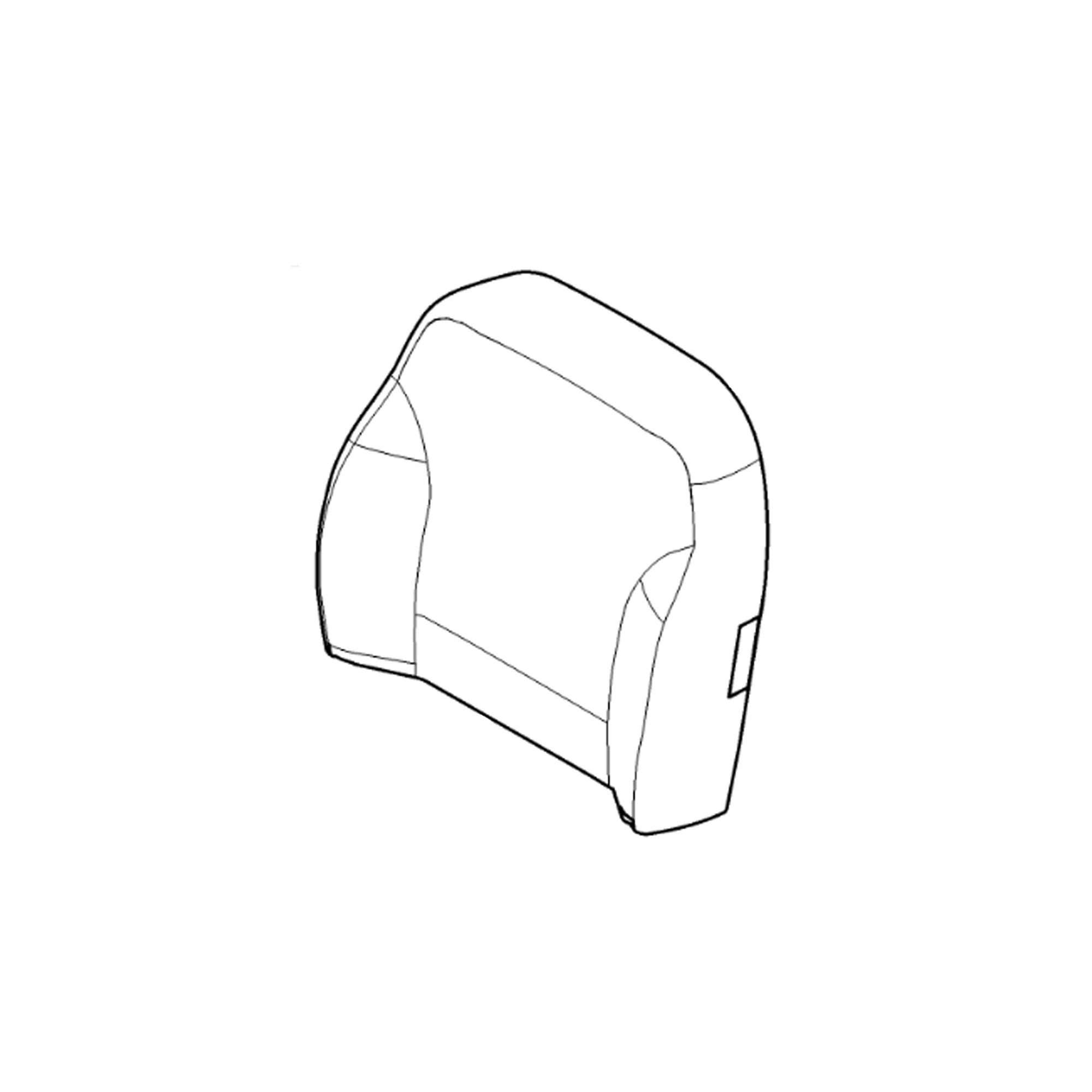 John Deere Back Seat Cushion without Cover - TCU39158