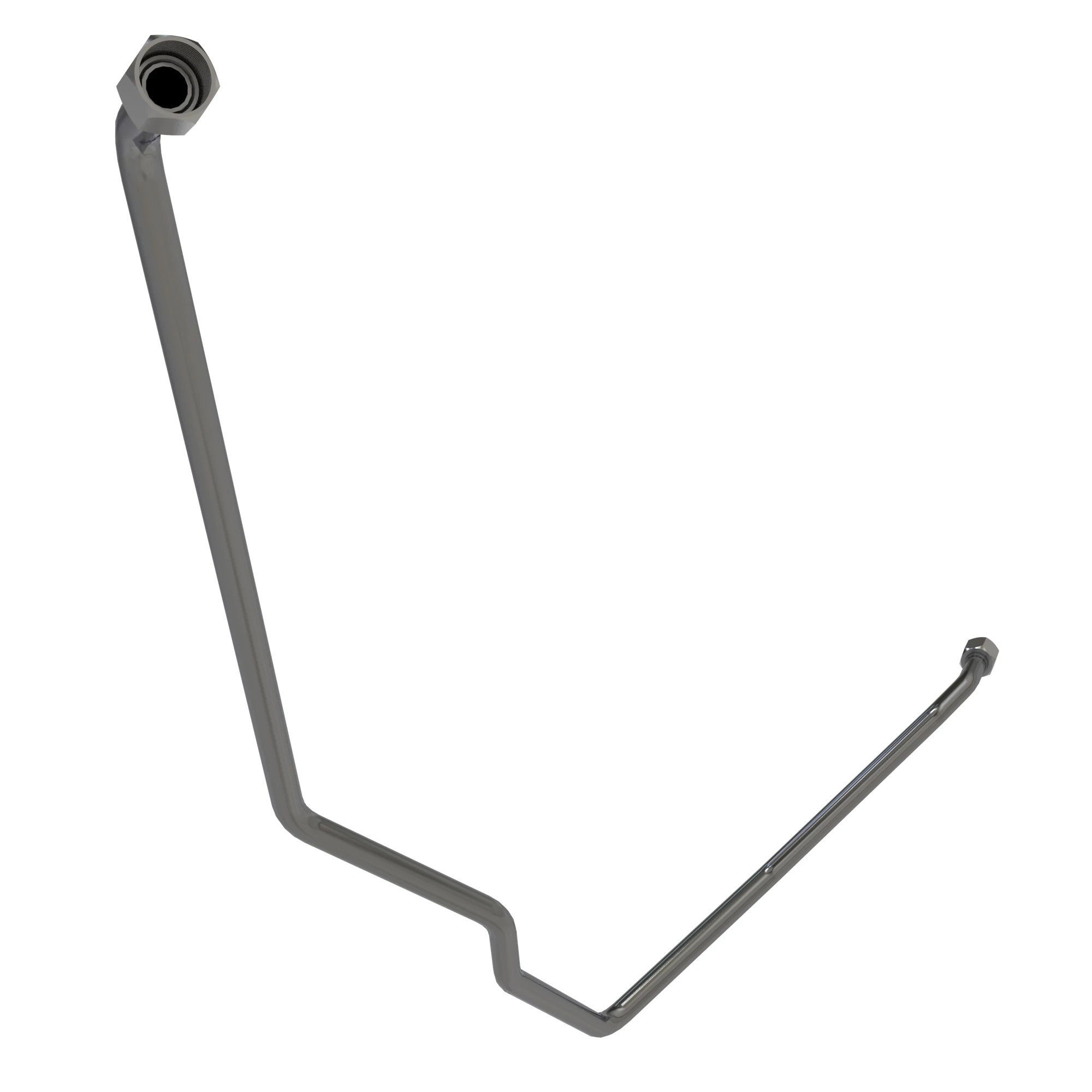 John Deere Air Trailer Brake Compressor Outlet Line - RE572780