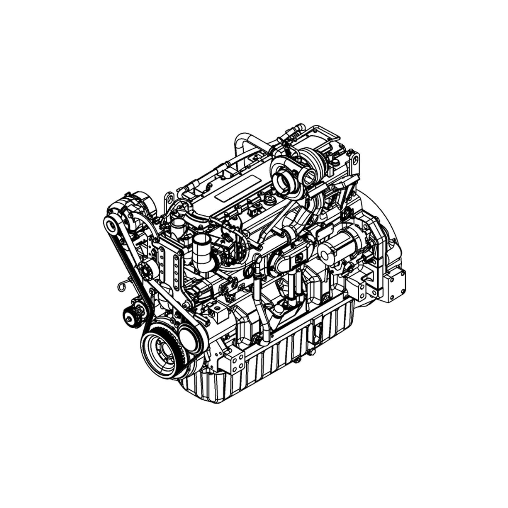 John Deere Reman REMAN Diesel Engine - SE501292