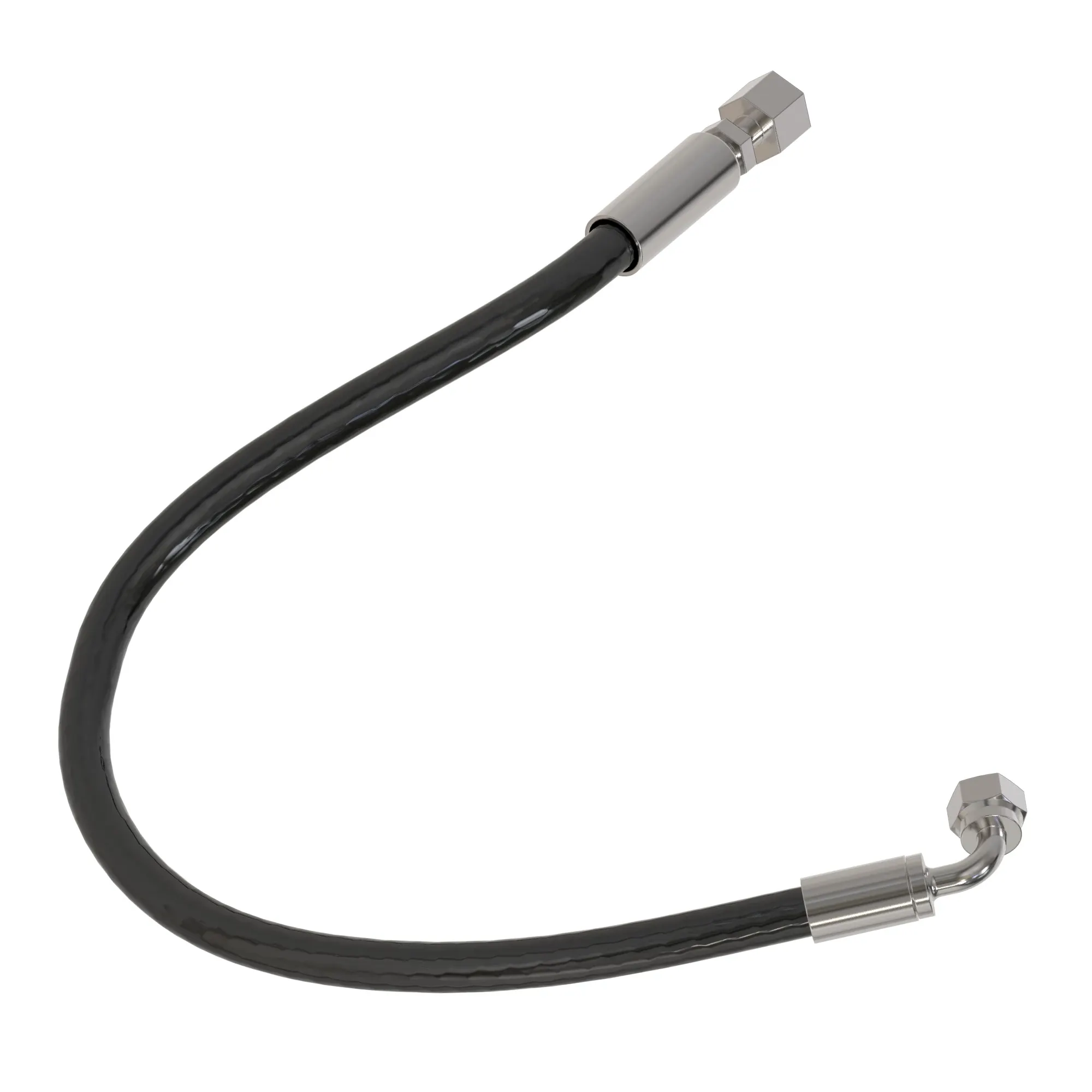 John Deere Front Feed Roller Motor Hose - AXT19509
