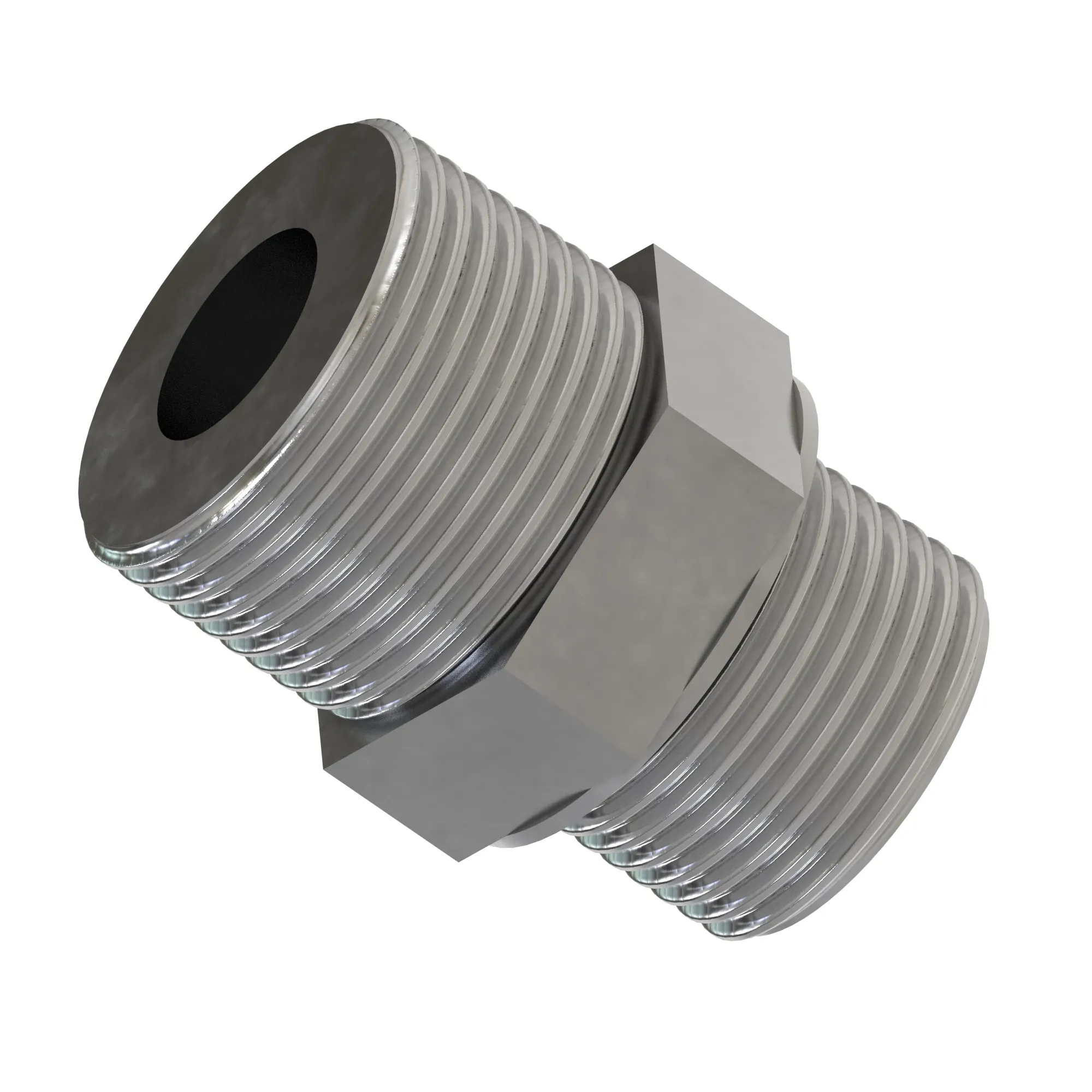 THREADED NIPPLE 1" ORFS 1/2" BSPF