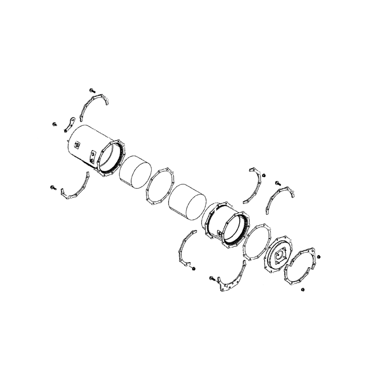 Diesel Particulate Filter, DPF Assy