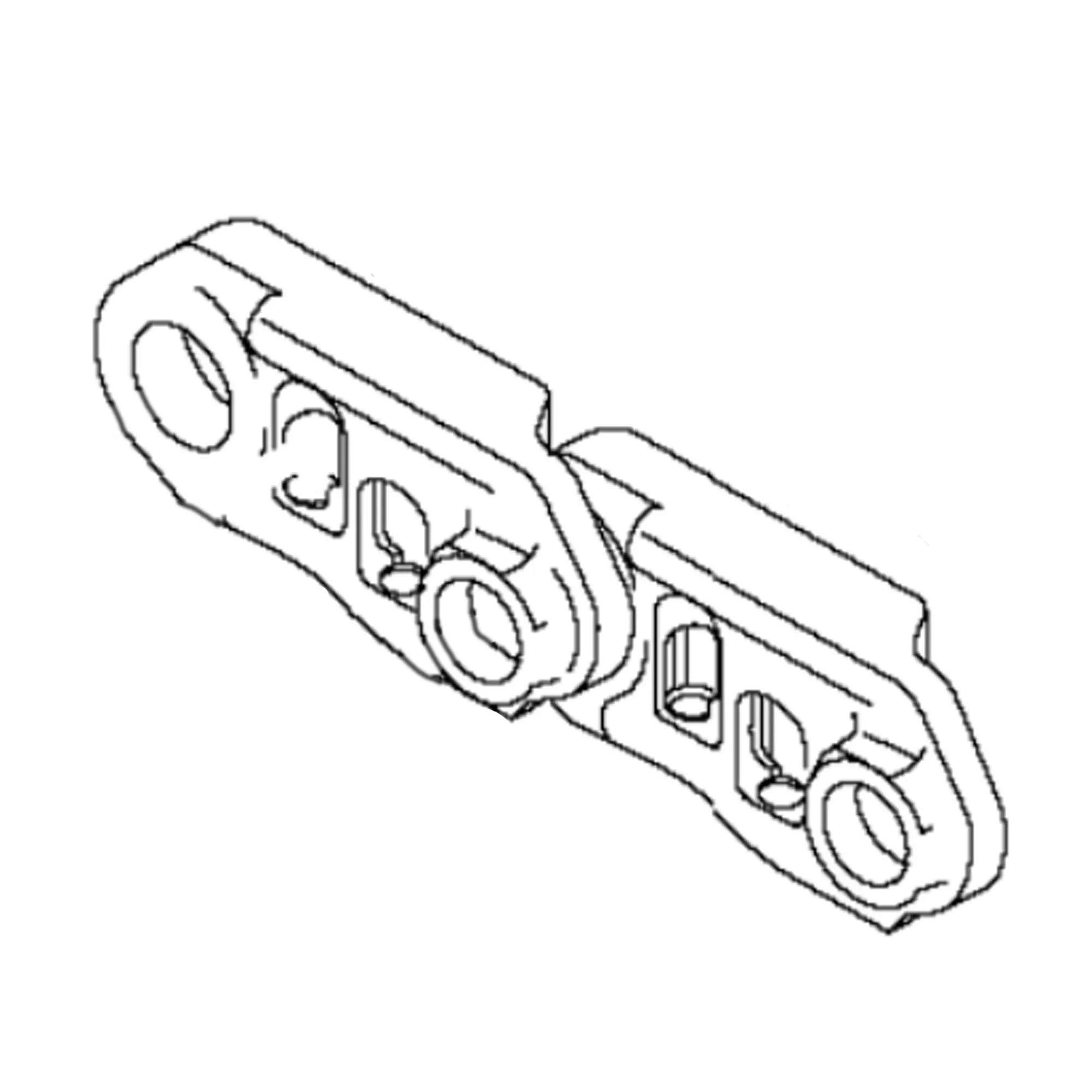 John Deere Track Link Left side - 4295789