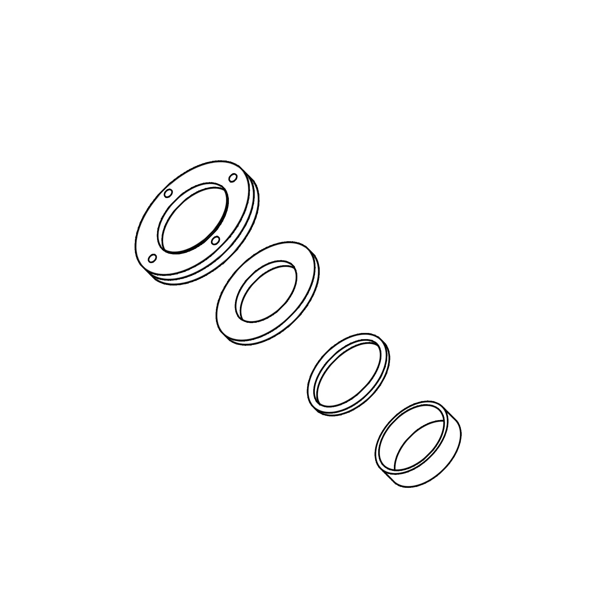 John Deere Powered Rear Wheel Motor Bushing Kit - AXE12312