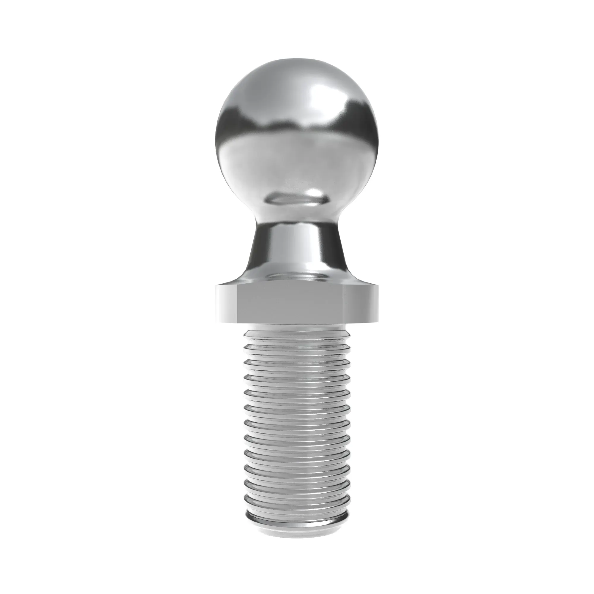 BALL, STUD, METRIC, THREADED