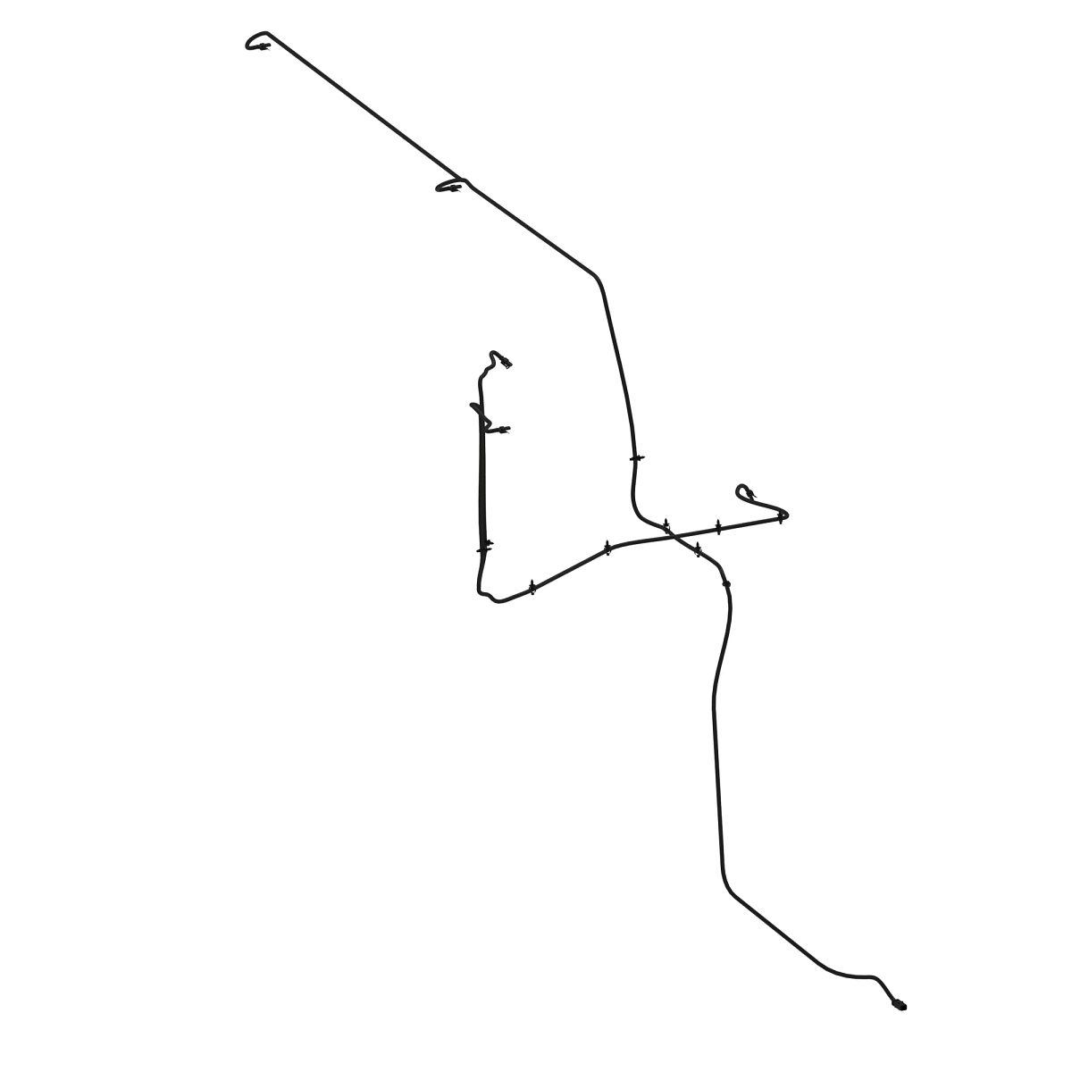 Wiring Harness, Handrail 500/550LDG
