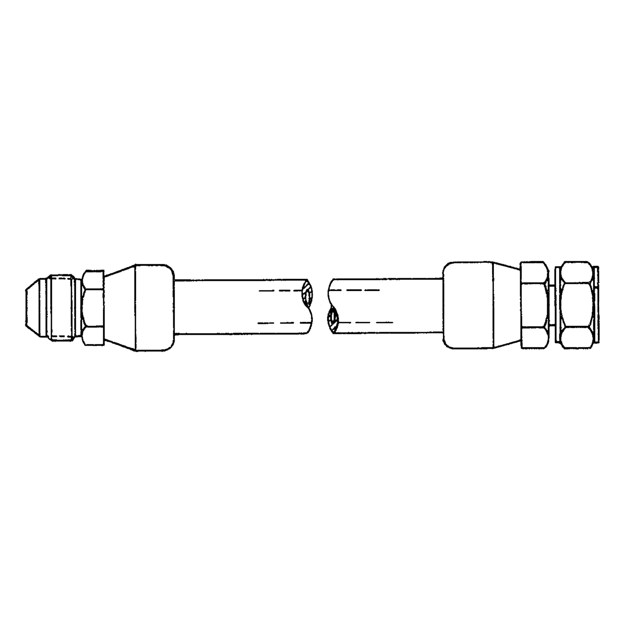 John Deere Turbocharger Flexible Oil Line - AR76424