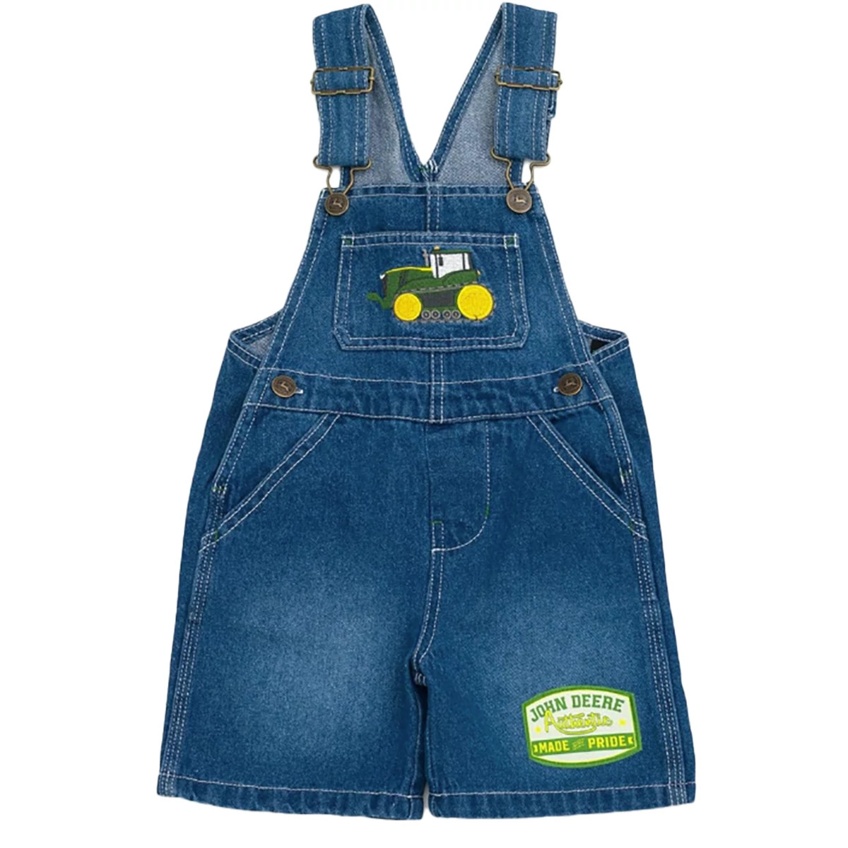 Toddler Denim Short Overalls
