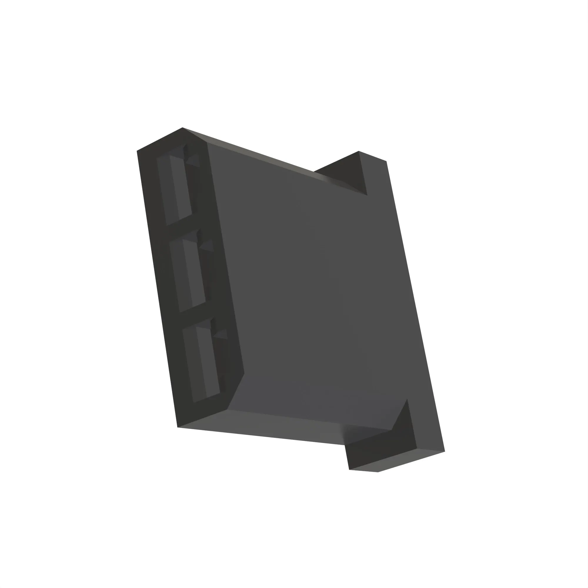 CONN TYCO FASTON 3W F NTRL PLSTC