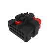 TYCO AMPSEAL16 12W RCPT SLD RED PLS
