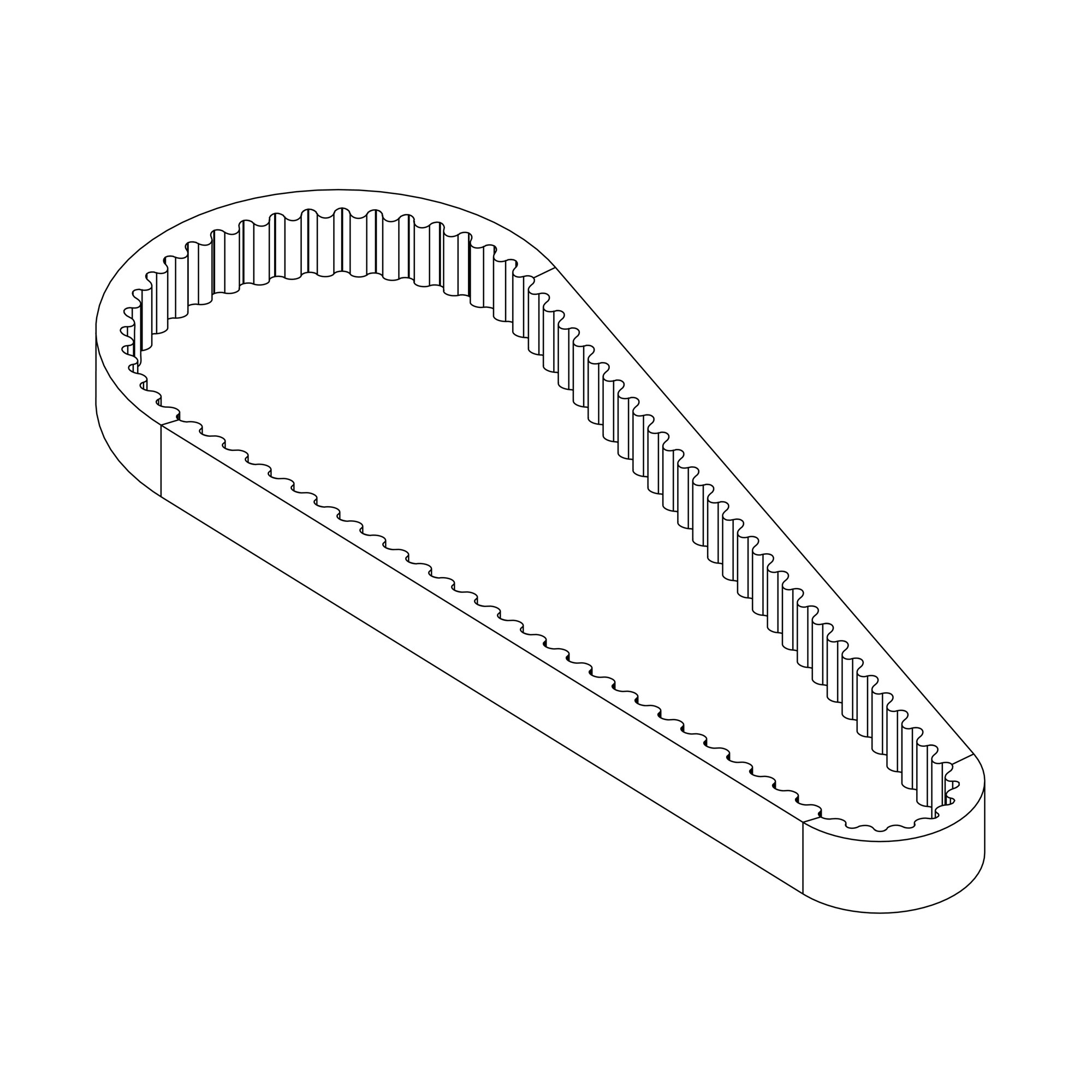 ⚙️ AUC13704: Correa Trapezoidal del Variador de Transmisión